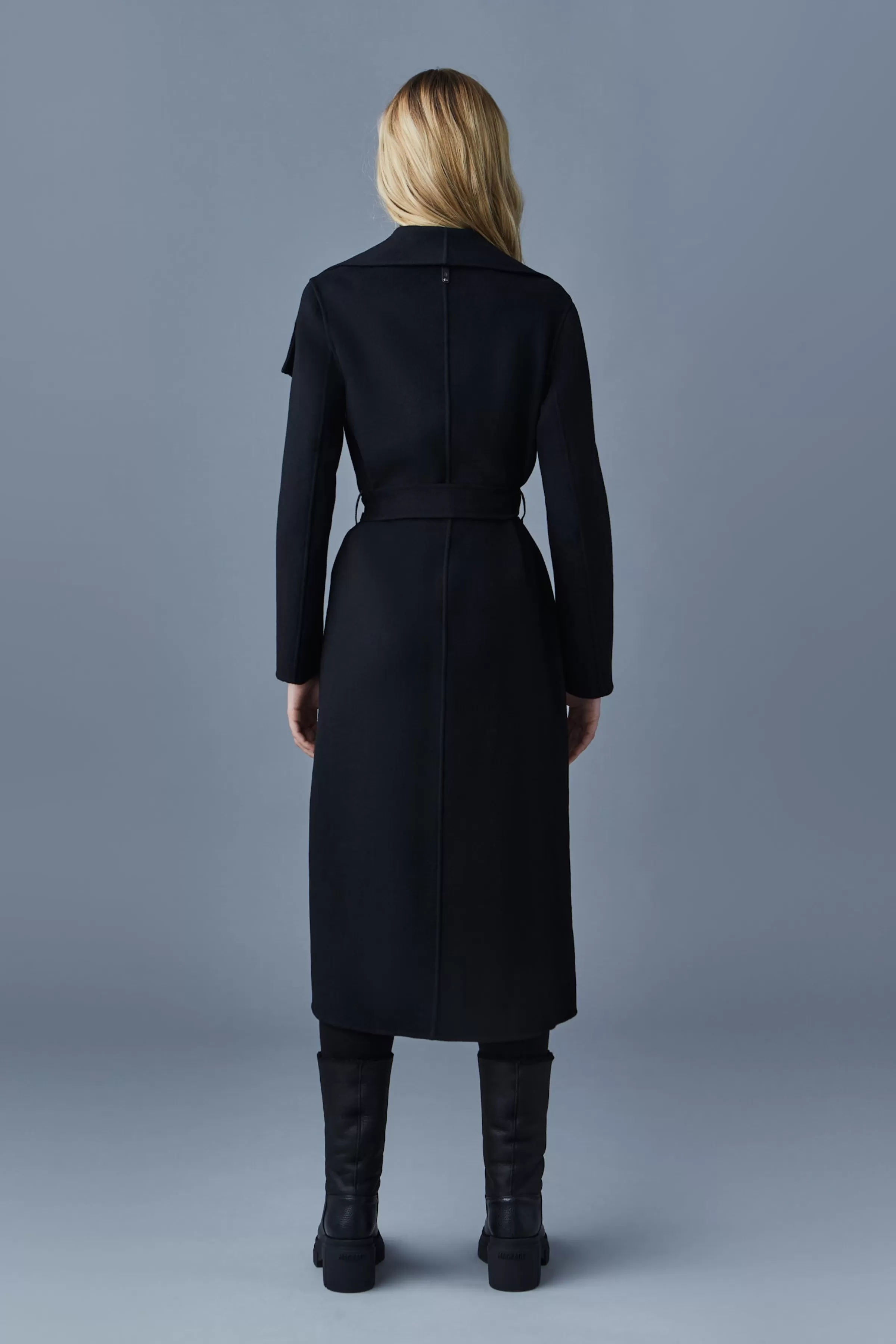 Mai, Double-face Wool Wrap Coat For Ladies | ® US | Mackage Outlet