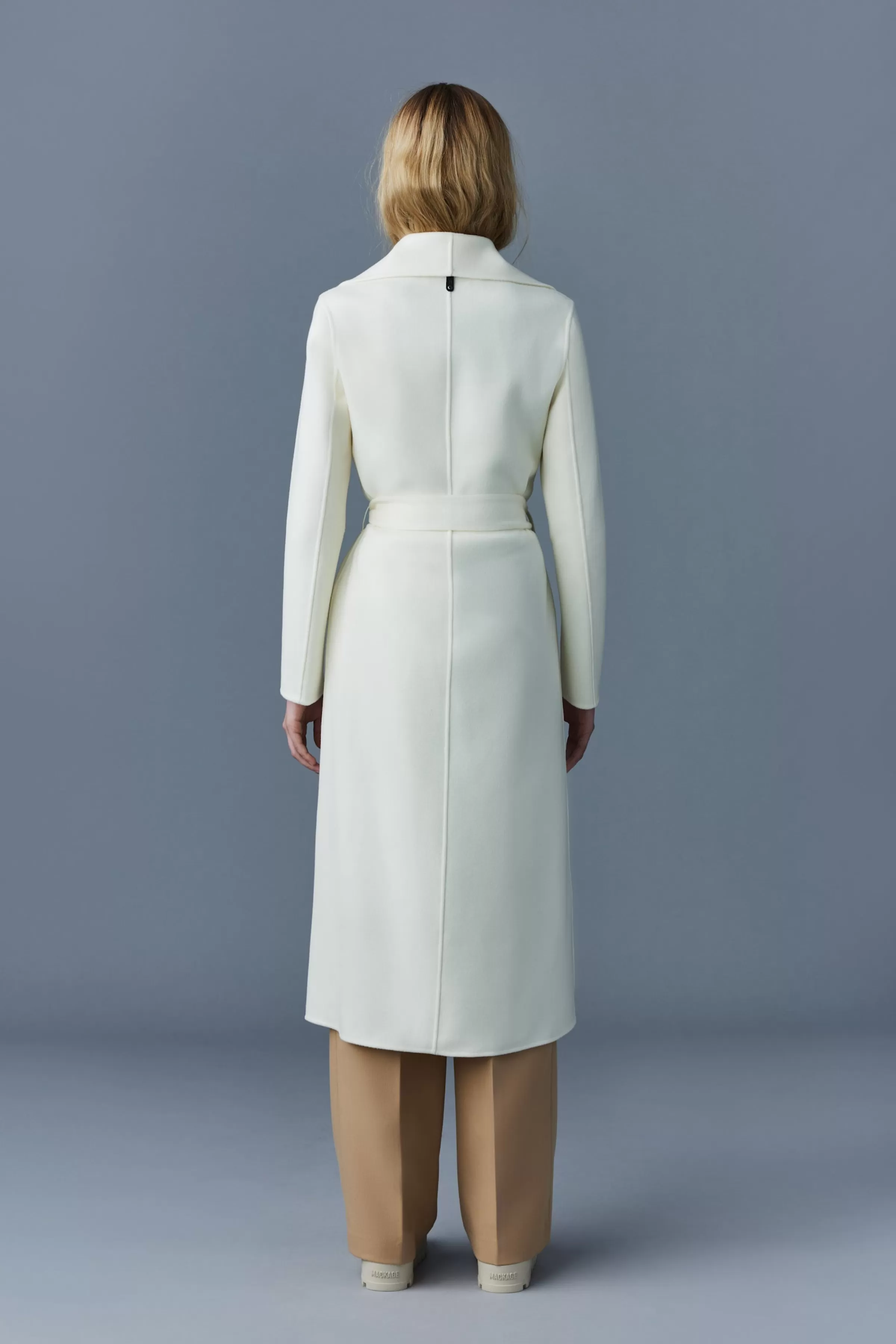 Mai, Double-face Wool Wrap Coat For Ladies | ® US | Mackage Outlet