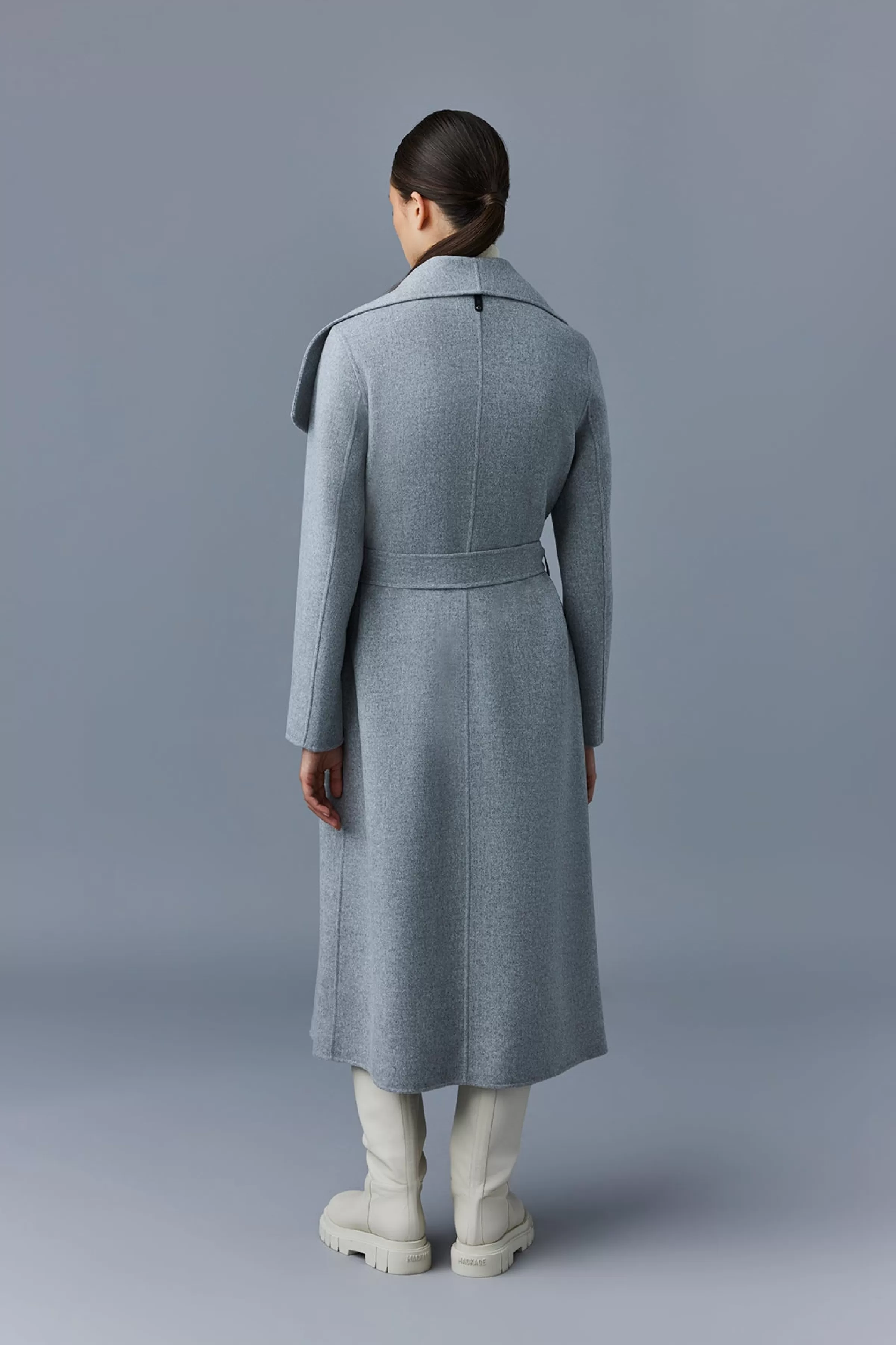 Mai, Double-face Wool Wrap Coat For Ladies | ® US | Mackage Outlet
