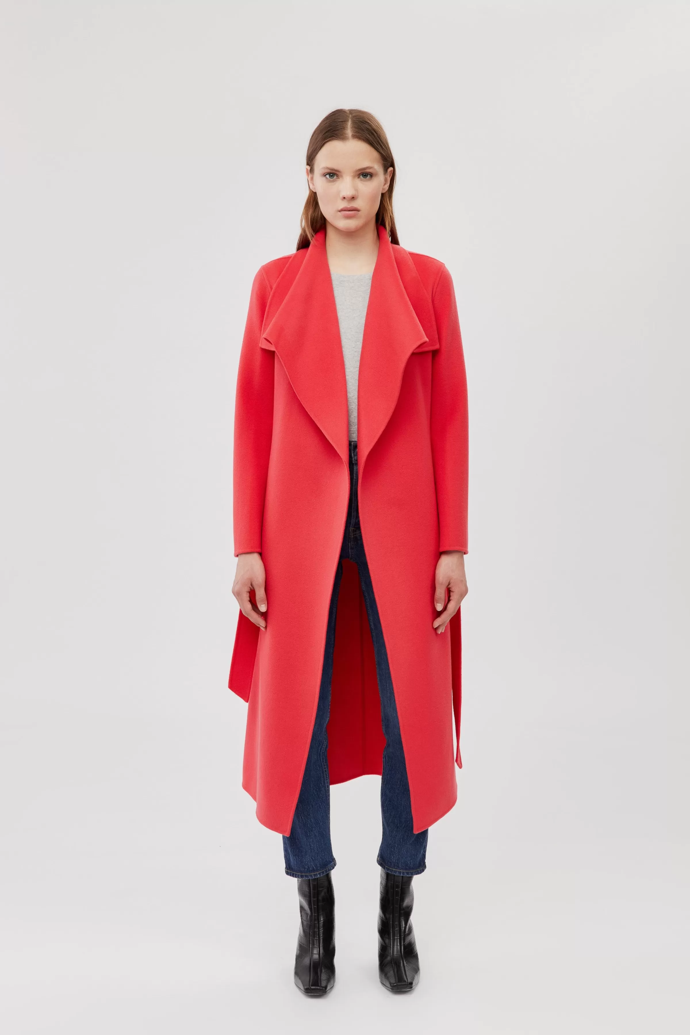Mai, Double-face Wool Wrap Coat For Ladies | ® US | Mackage Outlet