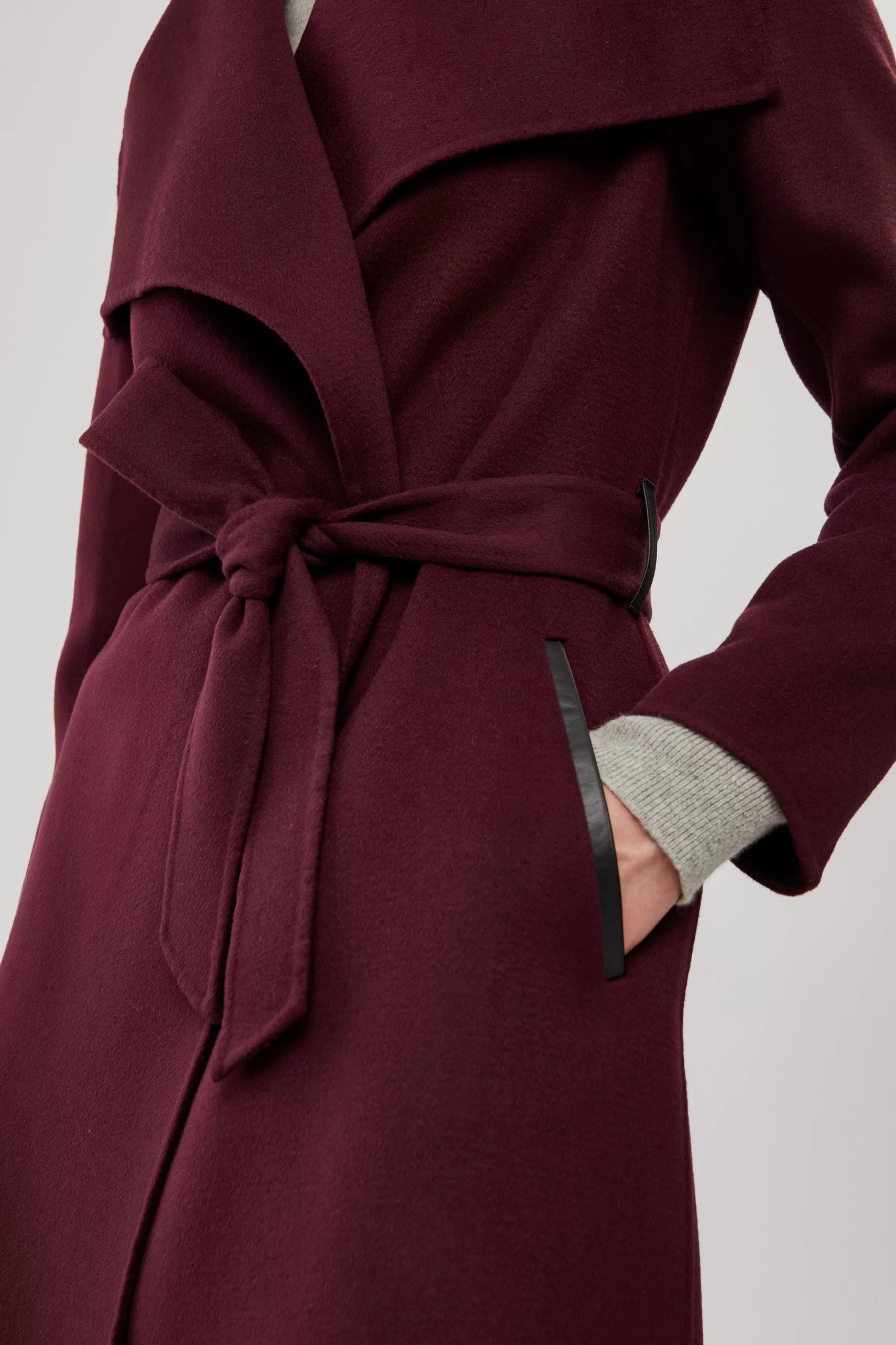 Mai, Double-face Wool Wrap Coat For Ladies | ® US | Mackage Outlet