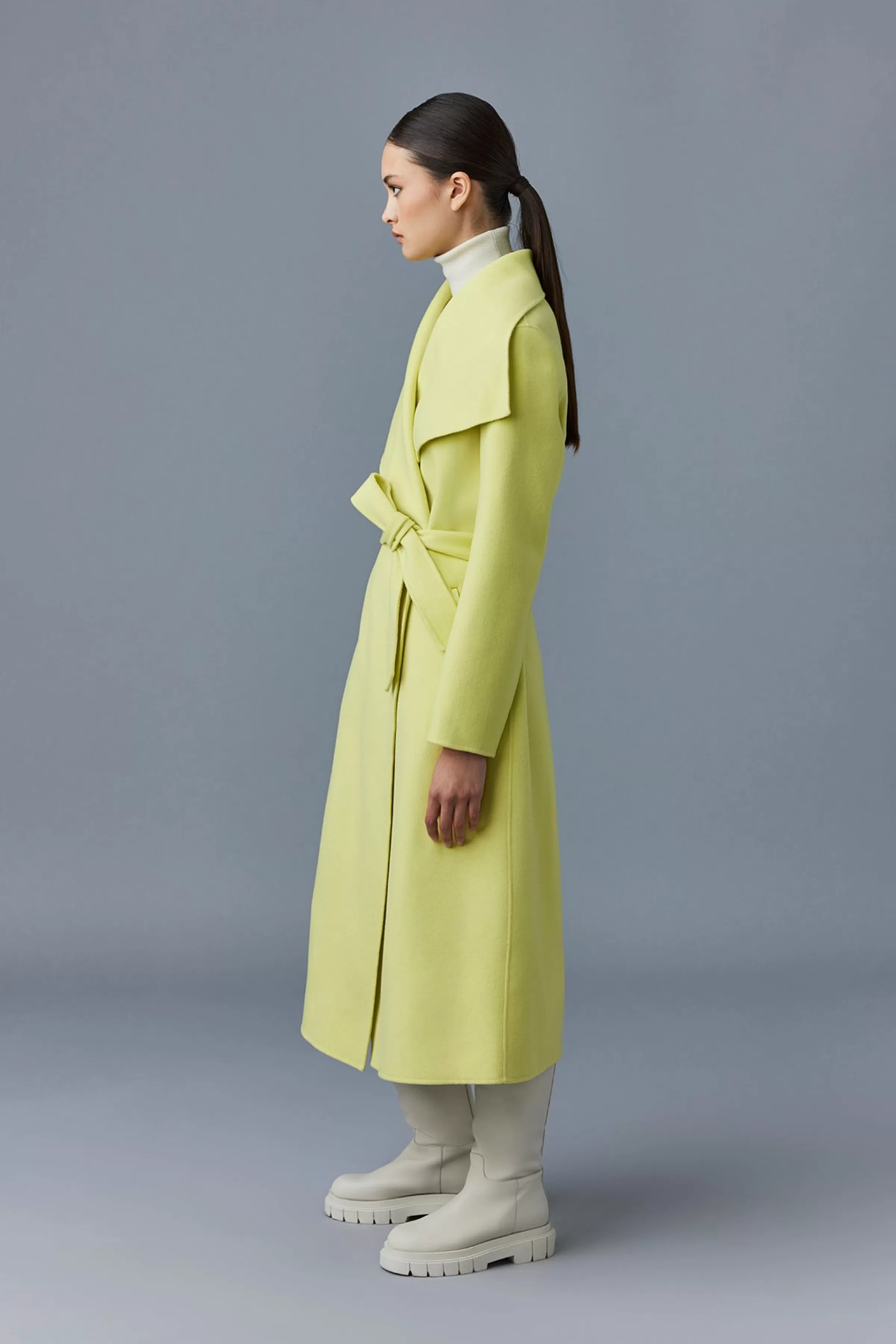 Mai, Double-face Wool Wrap Coat For Ladies | ® US | Mackage Sale