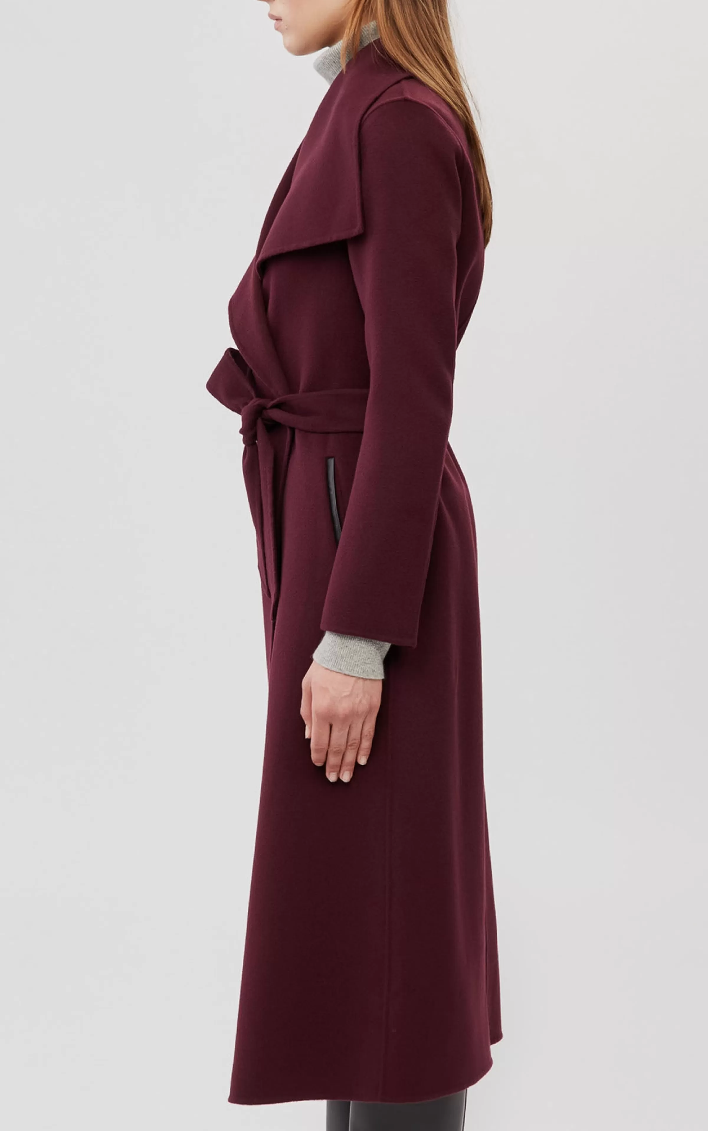 Mai, Double-face Wool Wrap Coat For Ladies | ® US | Mackage Sale