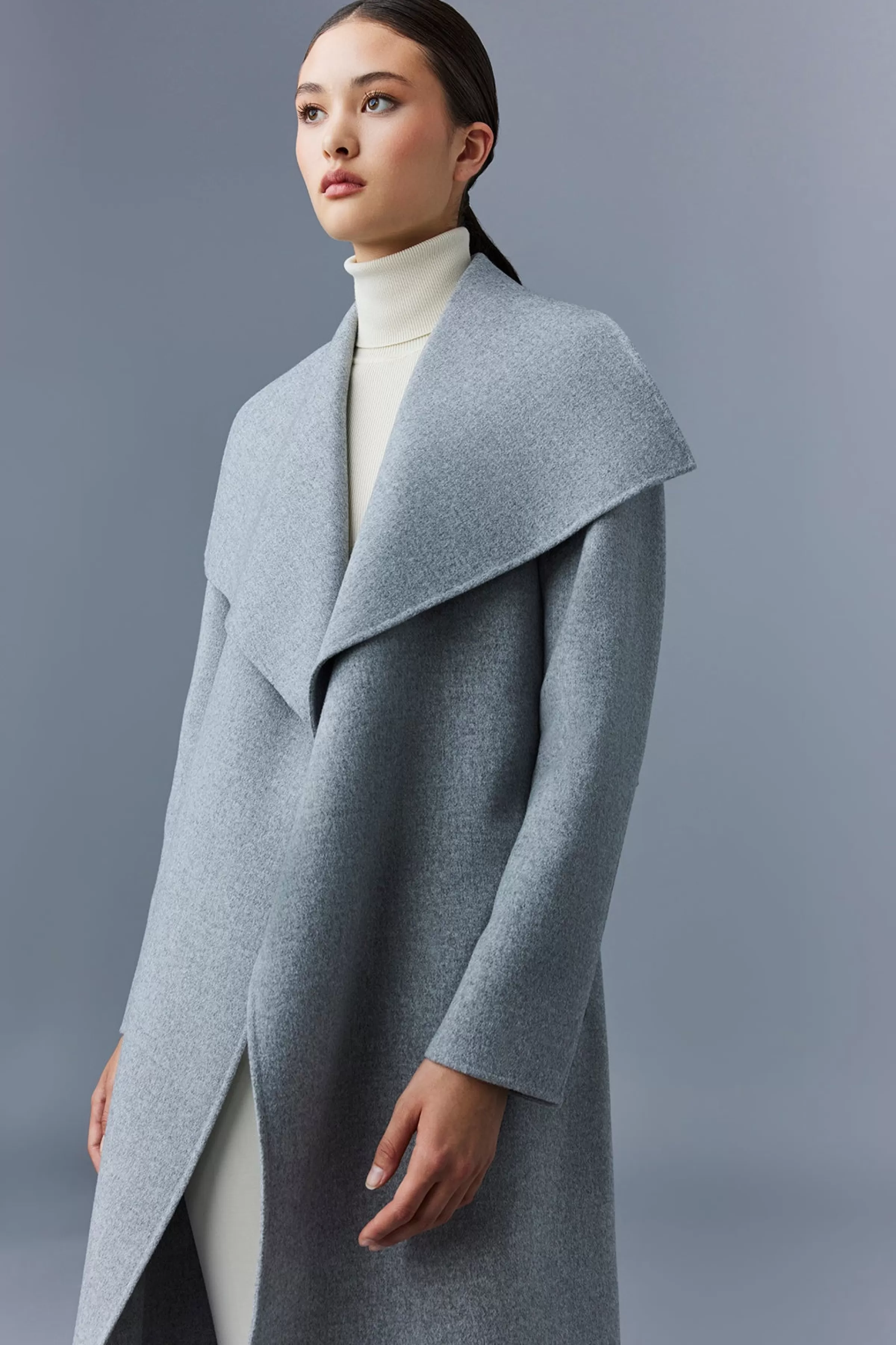 Mai, Double-face Wool Wrap Coat For Ladies | ® US | Mackage Sale