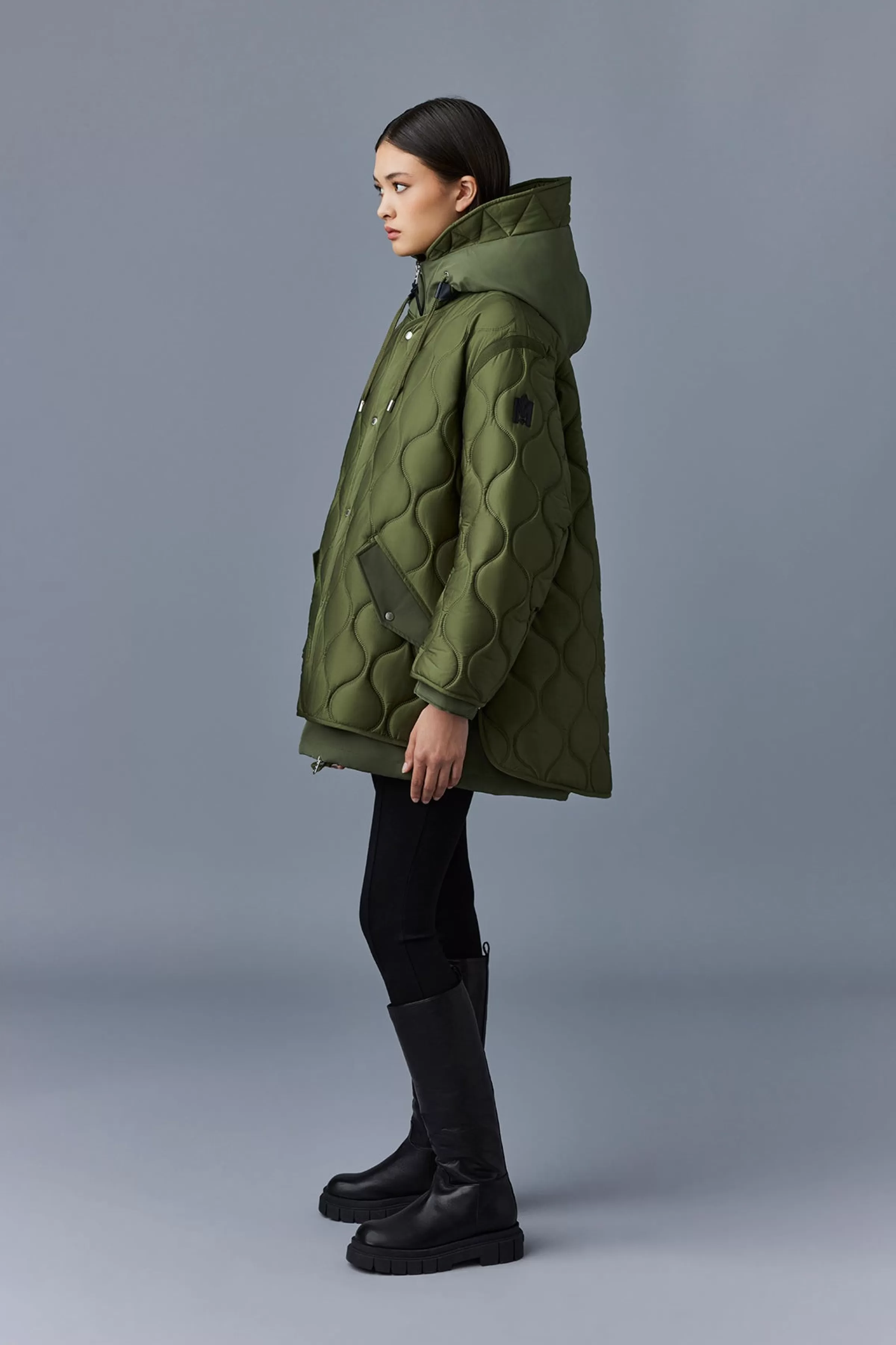 Maia, 2-in1 Light Heritage Quilted Parka For Ladies | ® US | Mackage Store