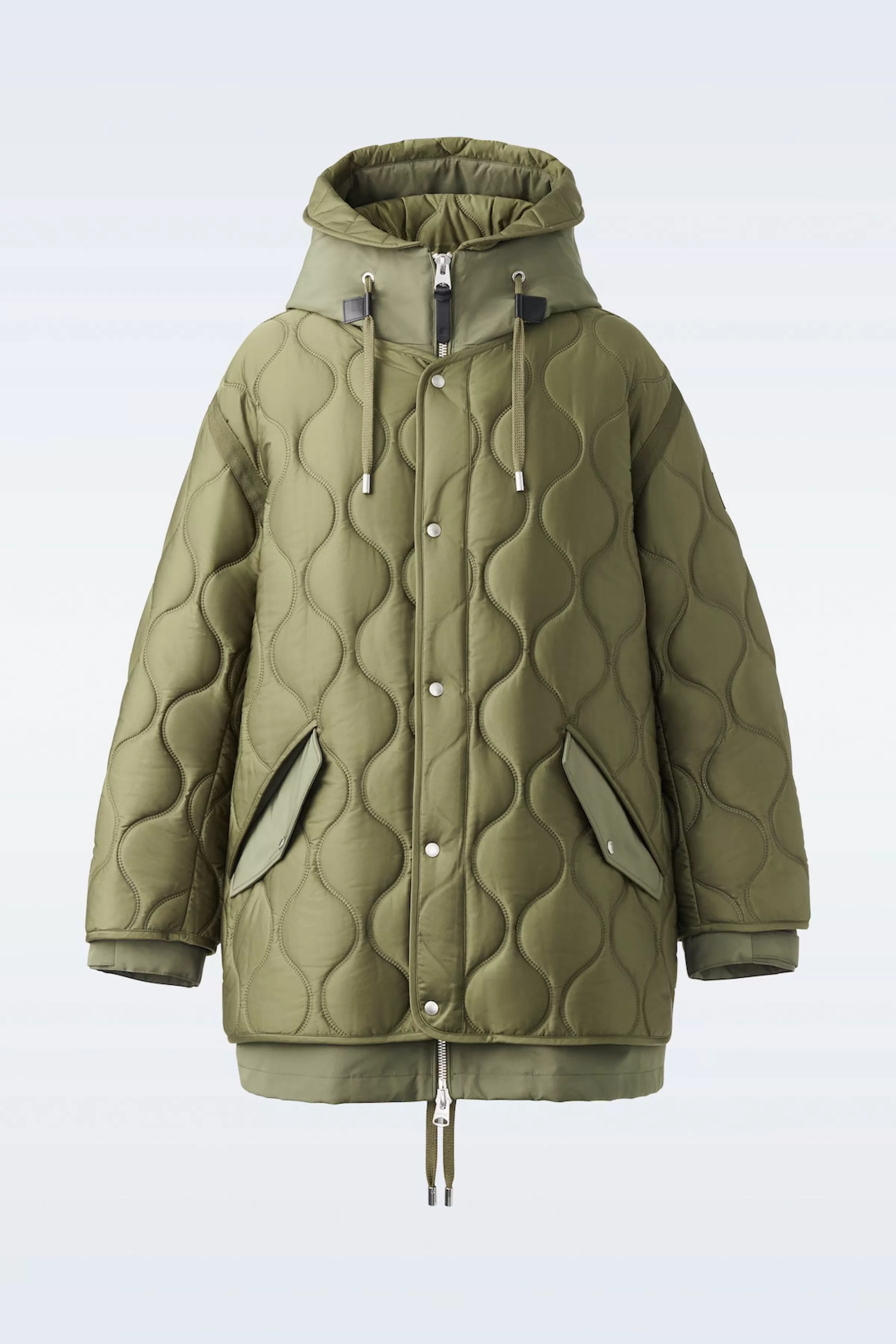 Maia, 2-in1 Light Heritage Quilted Parka For Ladies | ® US | Mackage Cheap