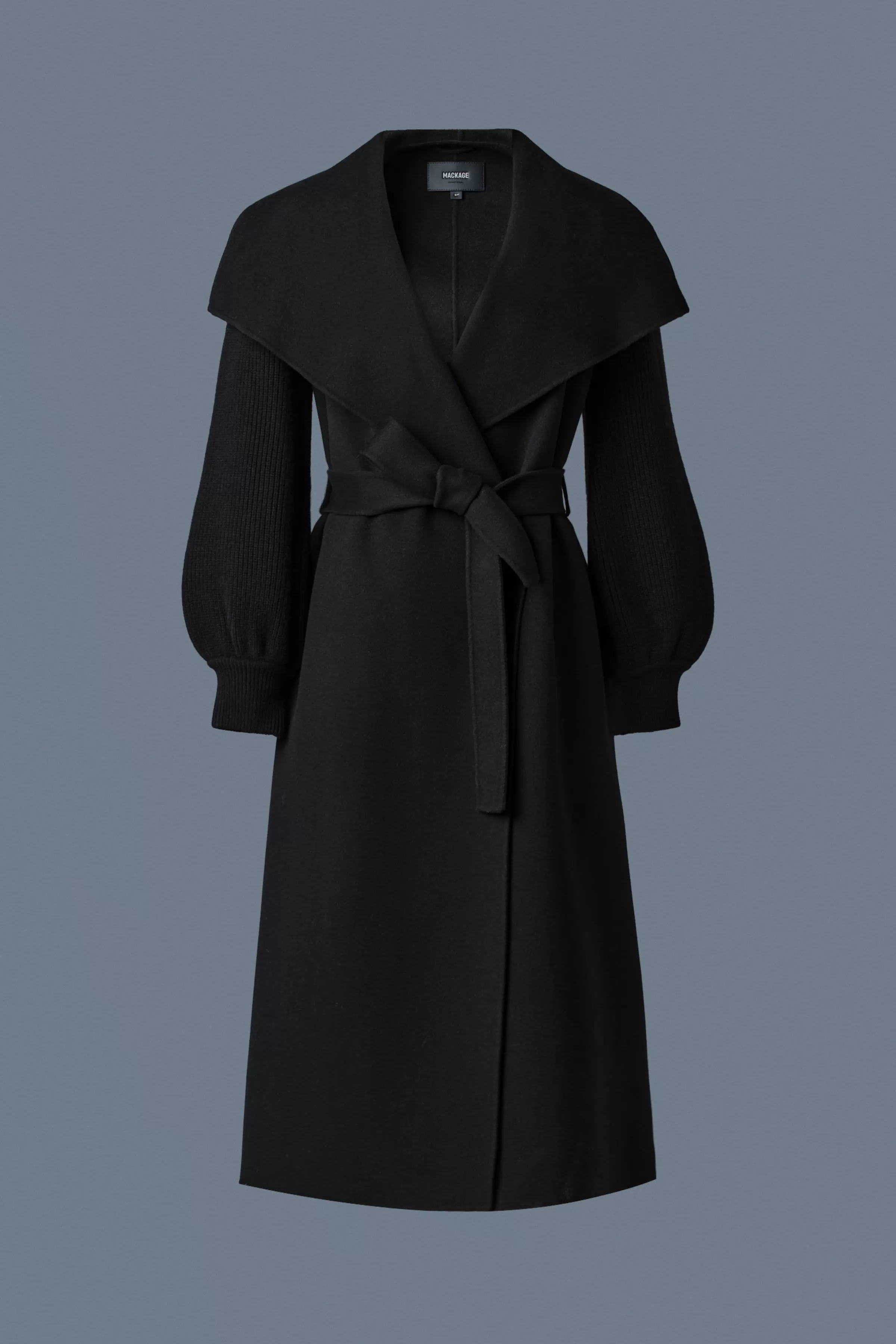 Mai-Nv, Double-Face Wool Wrap Coat | ® US | Mackage Shop