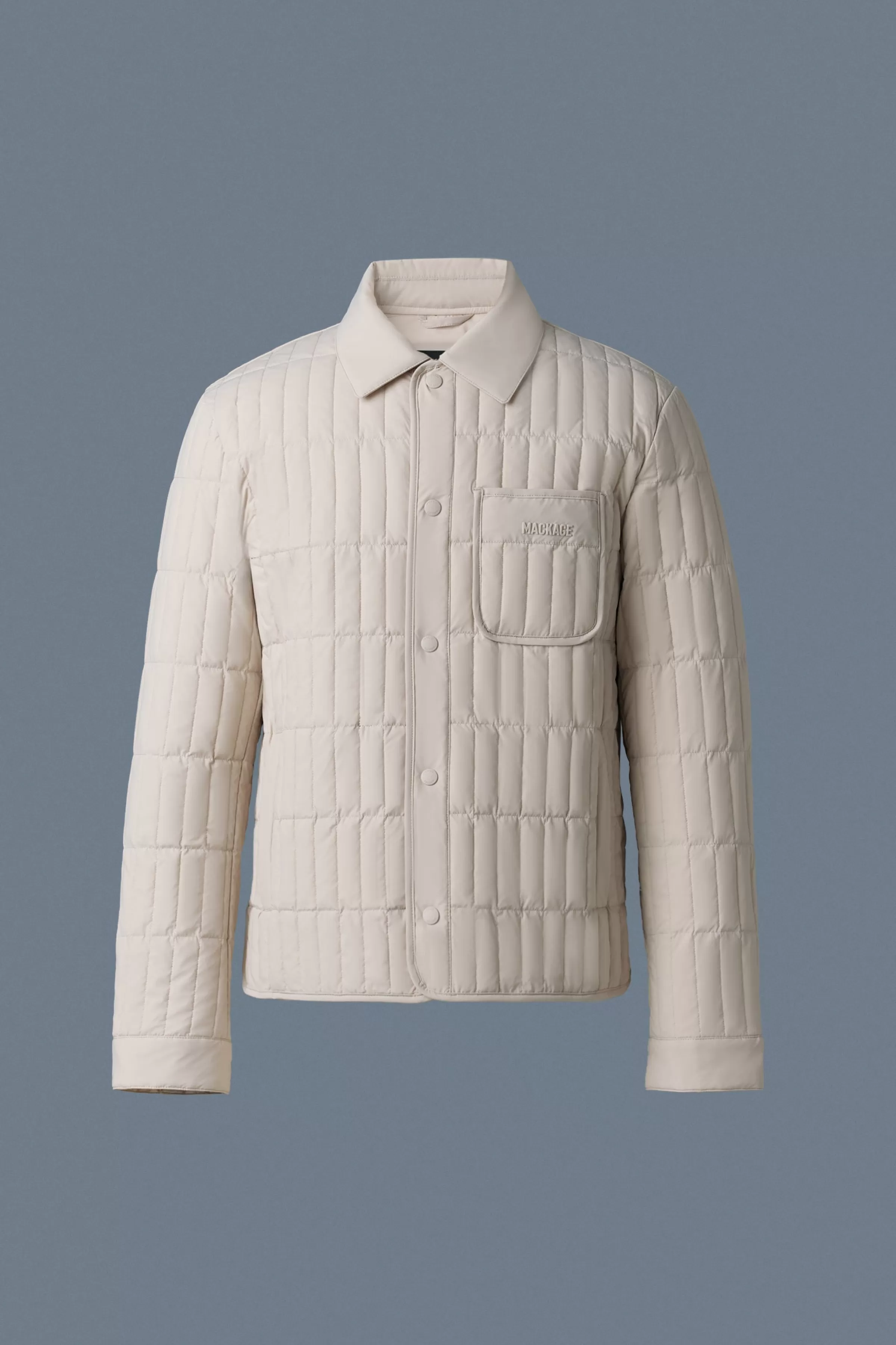 Mateo, Vertical Quilted Jacket With Spread Collar | ® US | Mackage Flash Sale