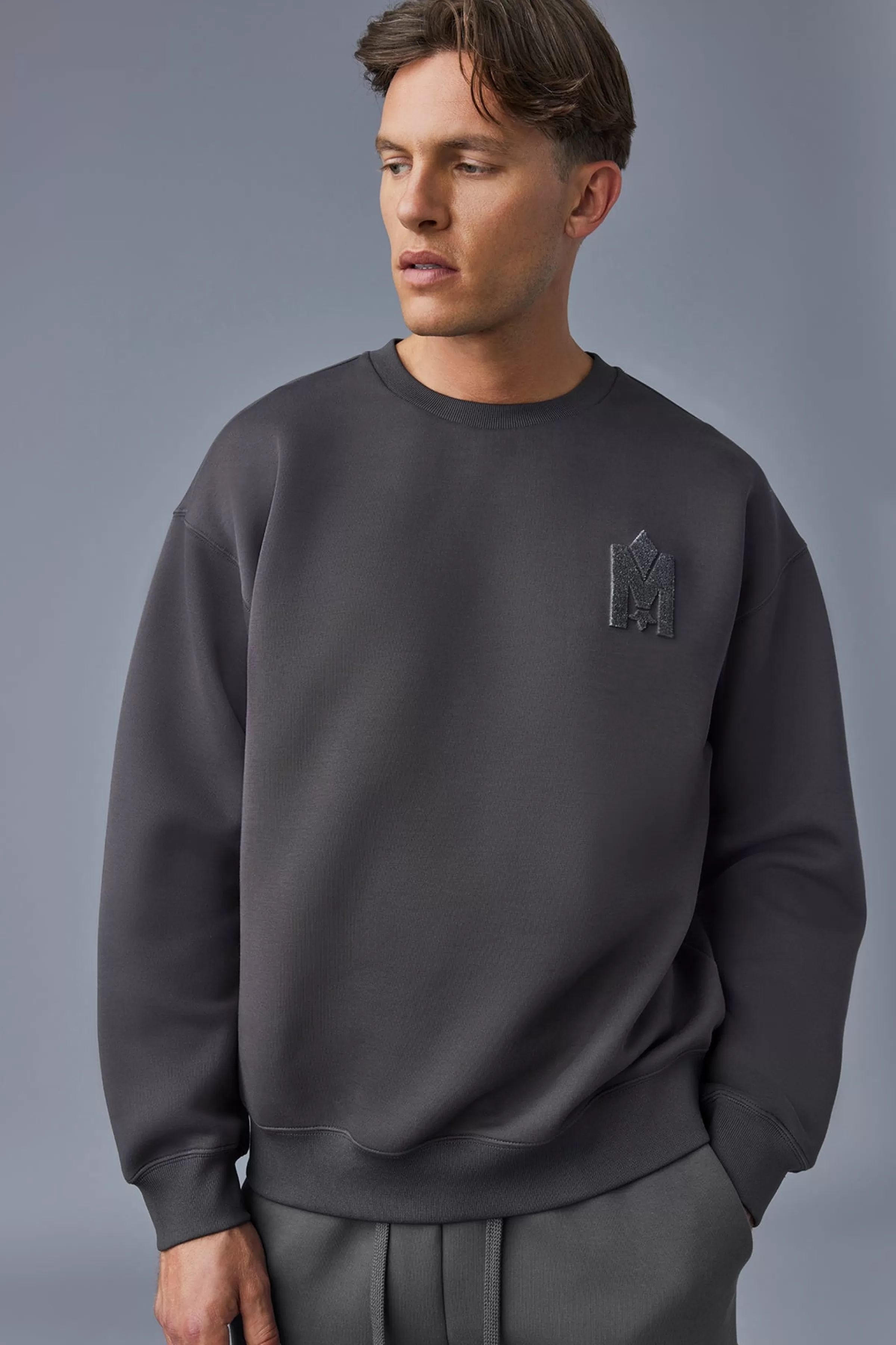Max, Double Face Jersey Sweatshirt With Embroidered Logo For Men | ® US | Mackage Sale