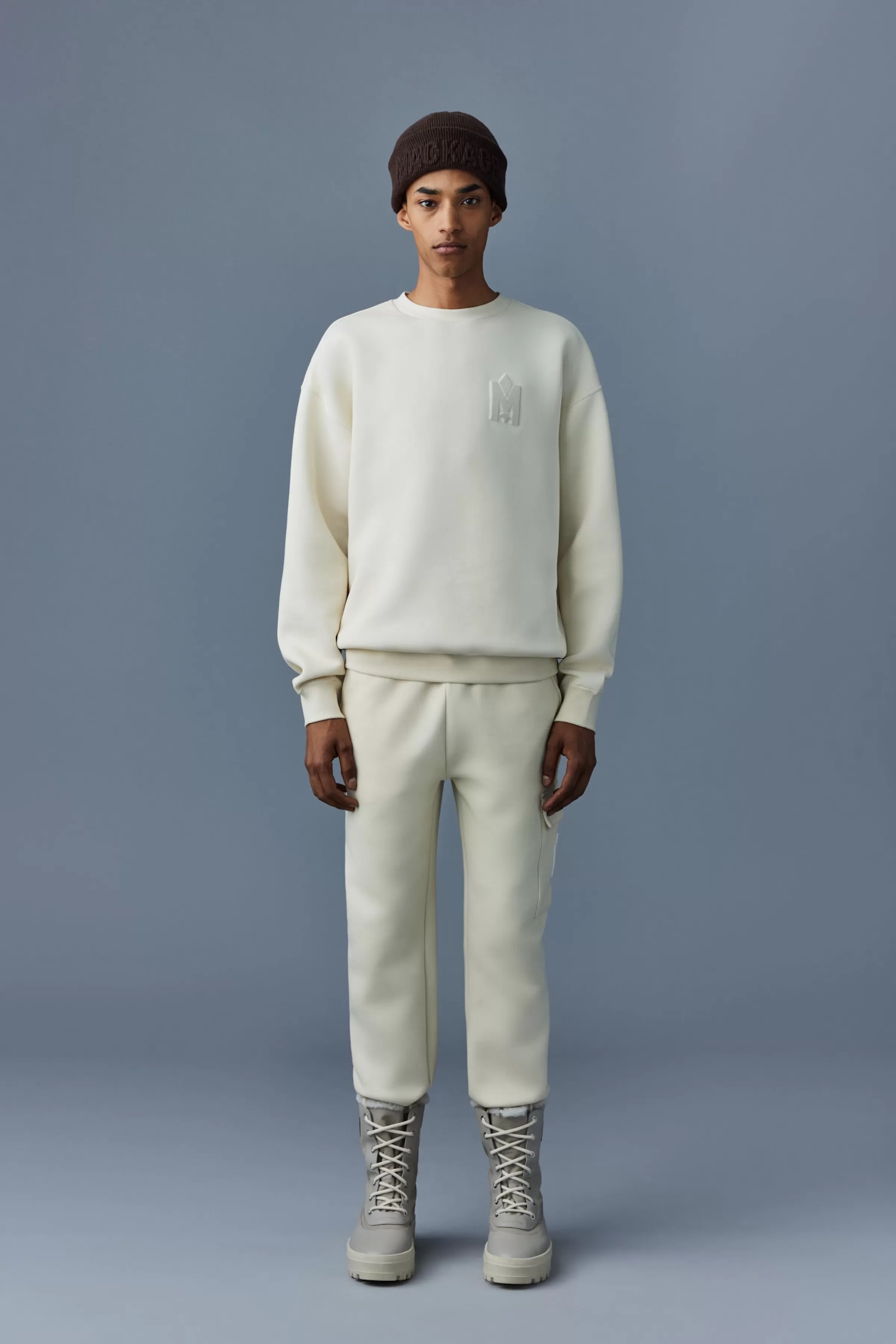 Max, Double Face Jersey Sweatshirt With Embroidered Logo For Men | ® US | Mackage Sale