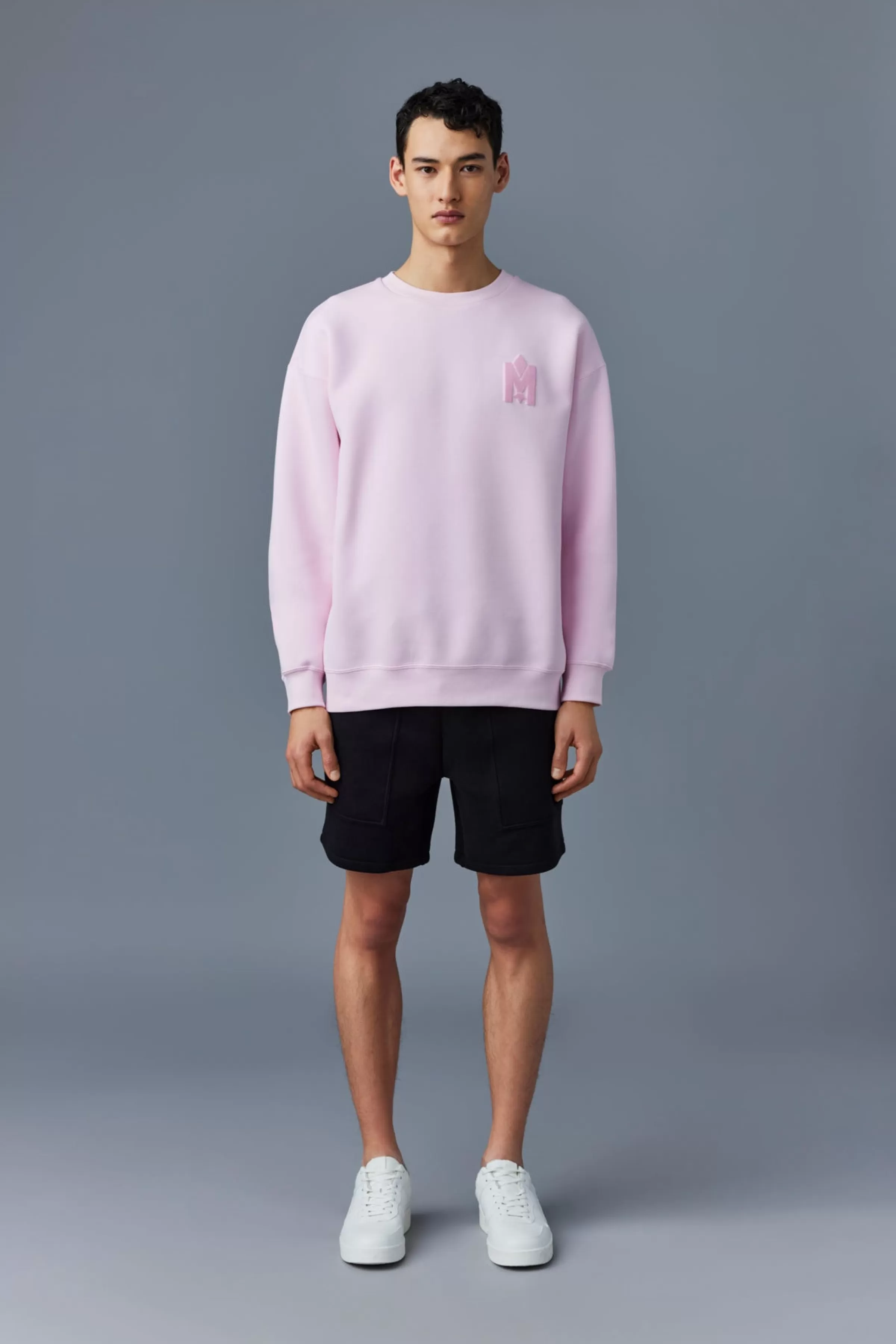 Max, Double Face Jersey Sweatshirt With Embroidered Logo For Men | ® US | Mackage Sale
