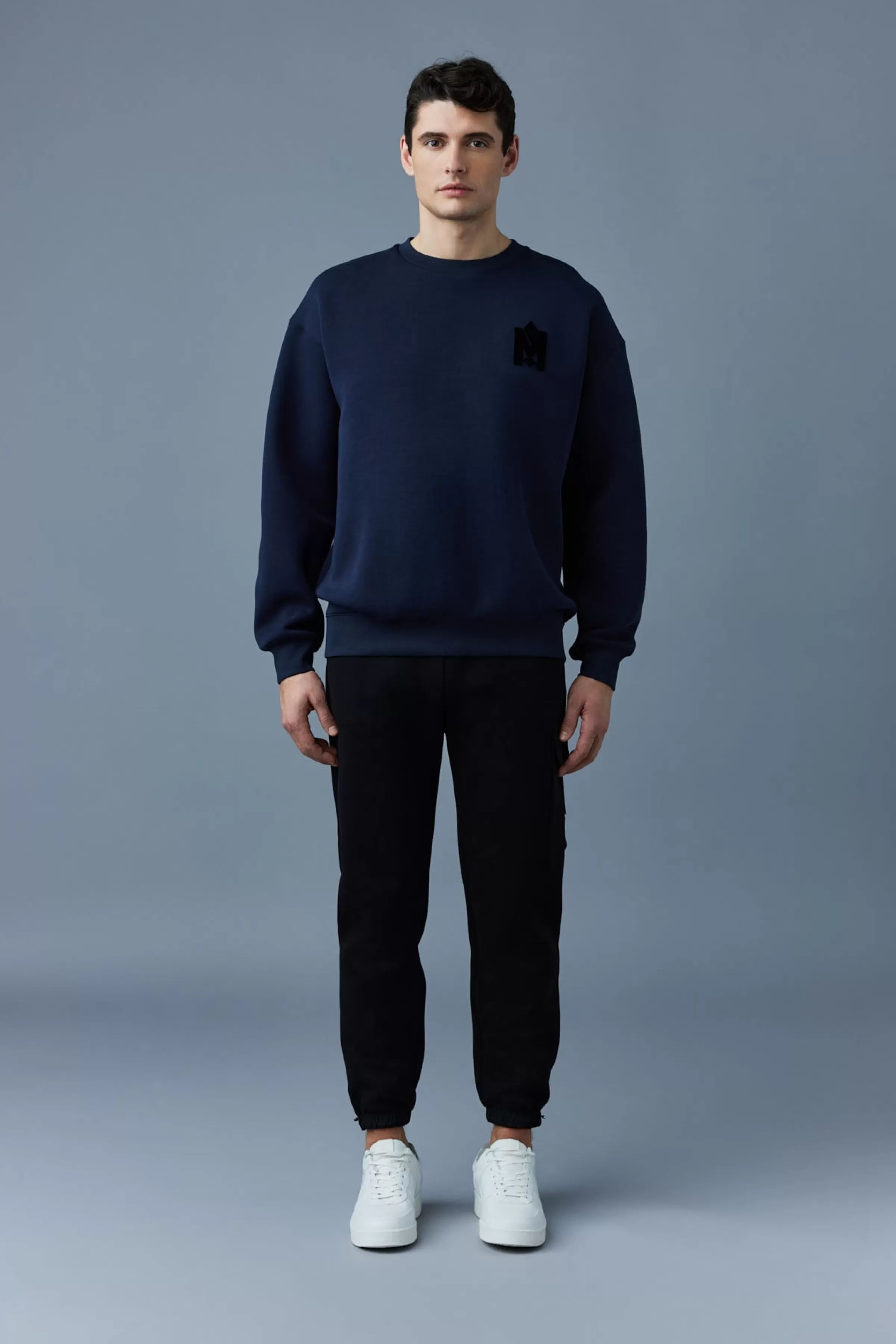 Max, Double Face Jersey Sweatshirt With Embroidered Logo For Men | ® US | Mackage Sale