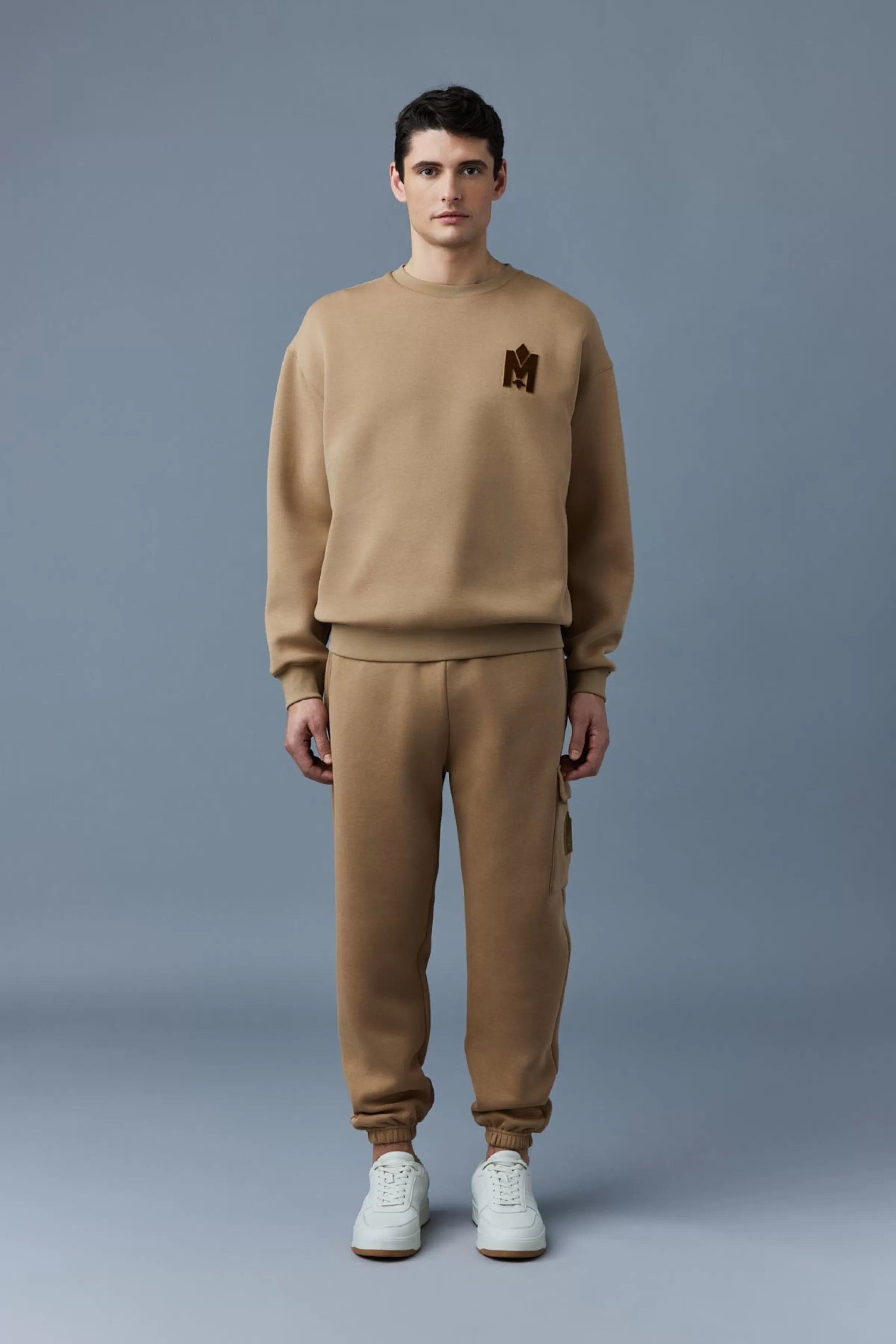 Max, Double Face Jersey Sweatshirt With Embroidered Logo For Men | ® US | Mackage Sale