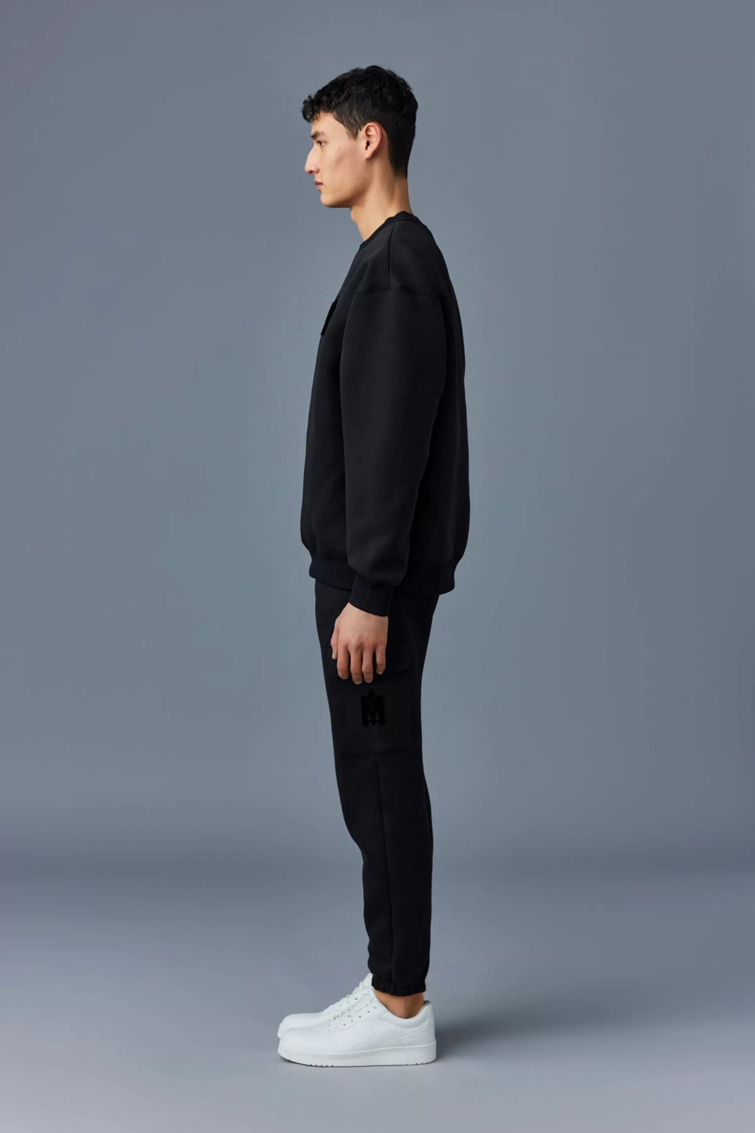 Max, Double Face Jersey Sweatshirt With Embroidered Logo For Men | ® US | Mackage Sale