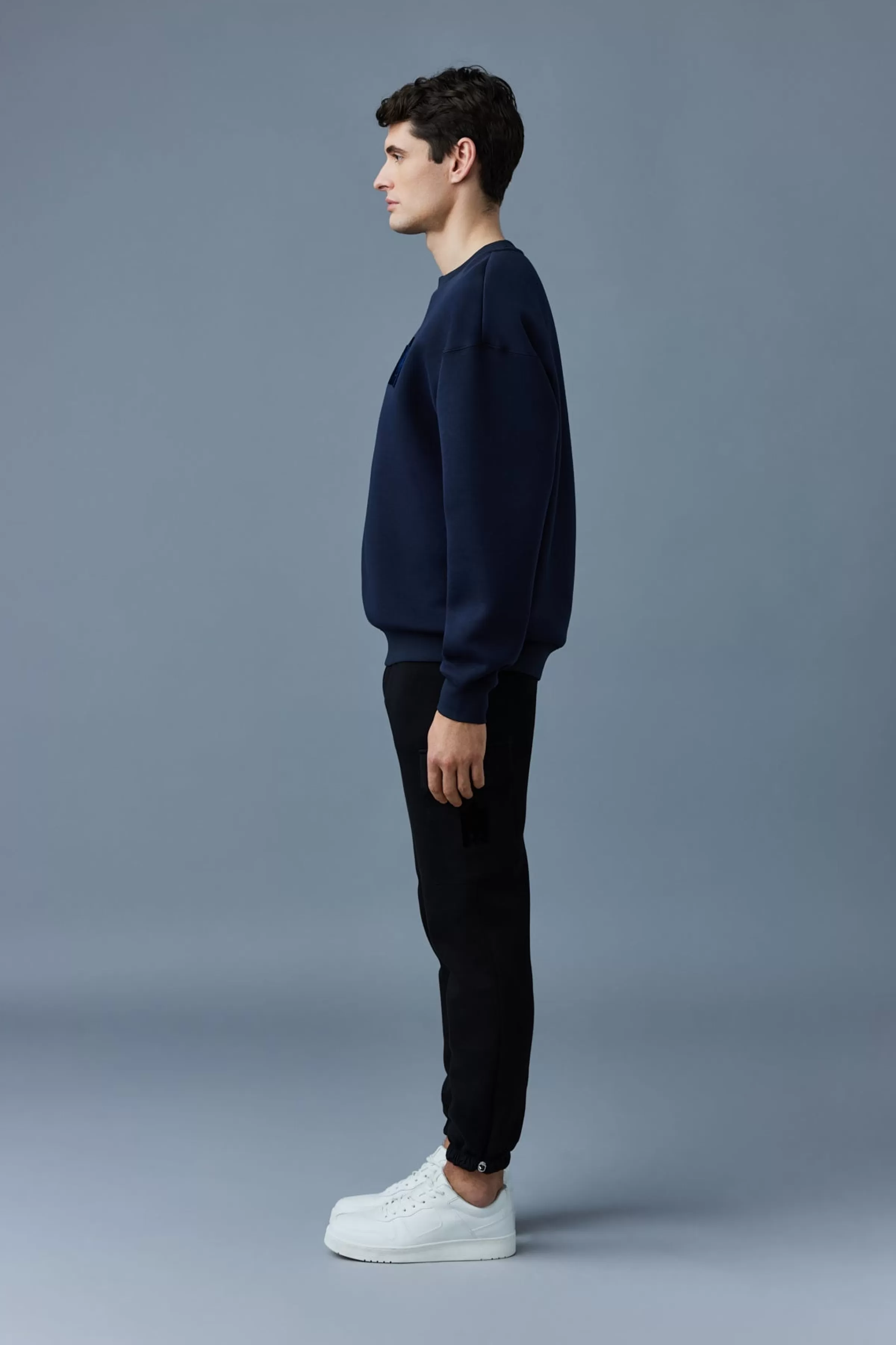 Max, Double Face Jersey Sweatshirt With Embroidered Logo For Men | ® US | Mackage Sale