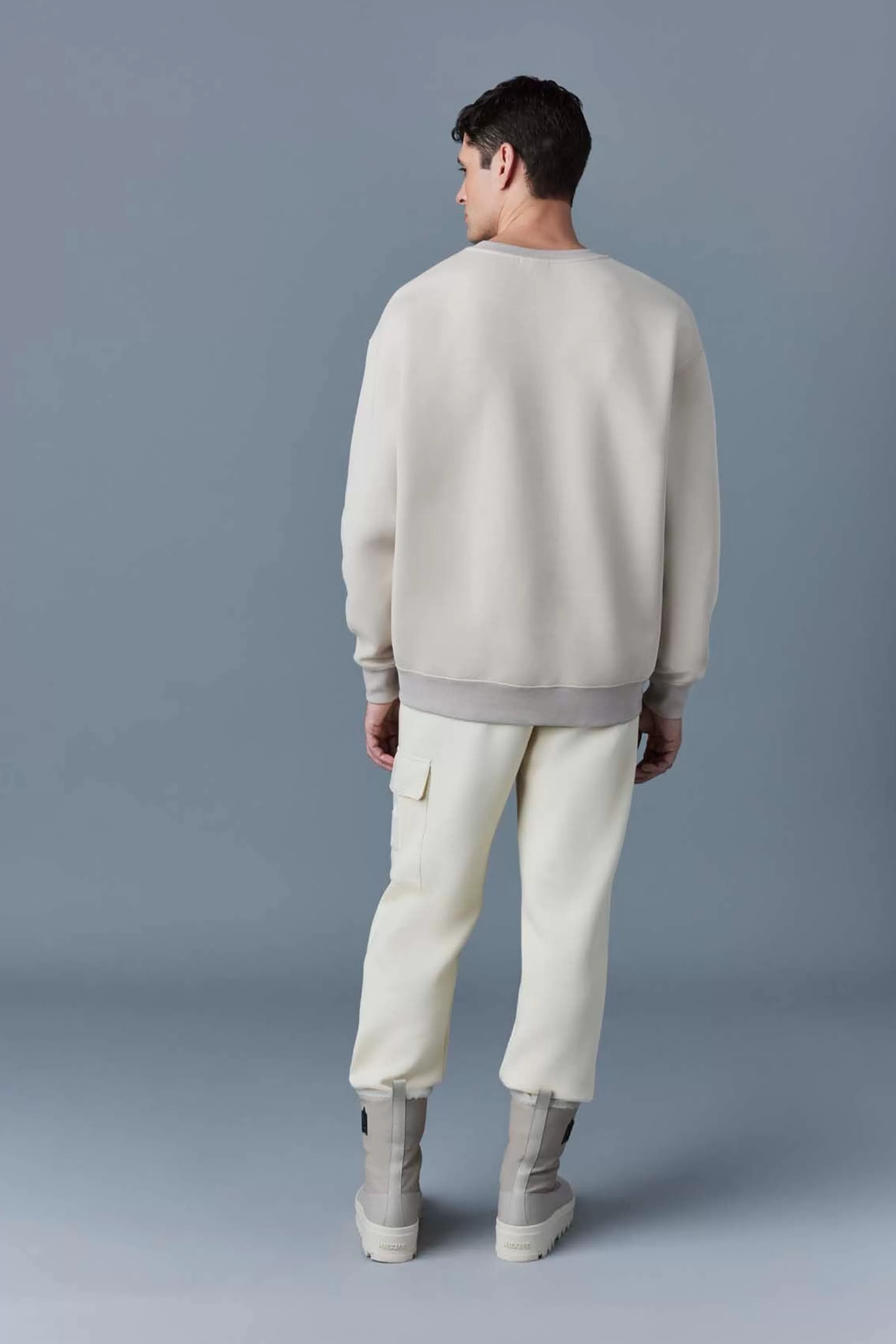Max, Double Face Jersey Sweatshirt With Embroidered Logo For Men | ® US | Mackage Sale