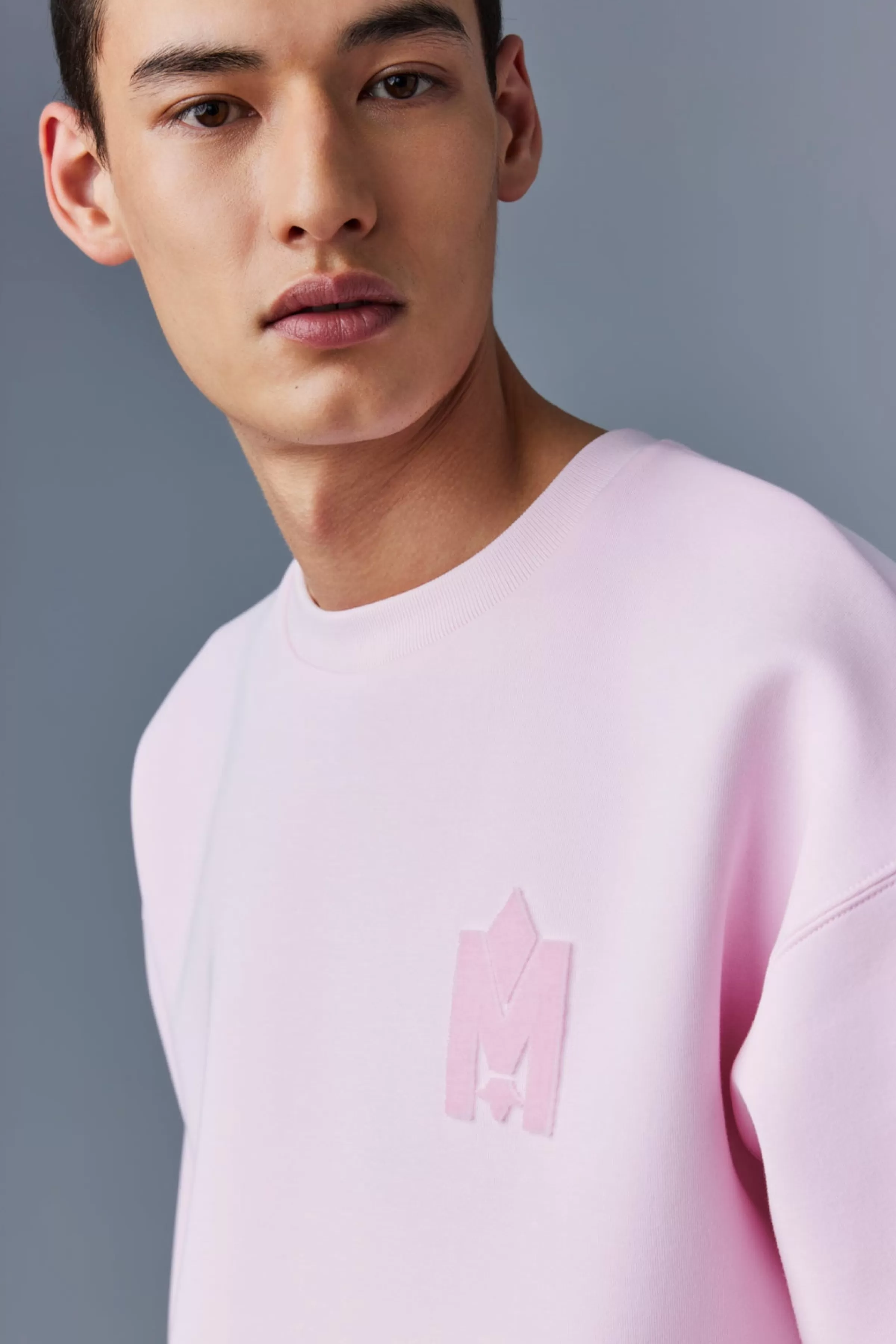 Max, Double Face Jersey Sweatshirt With Embroidered Logo For Men | ® US | Mackage Sale