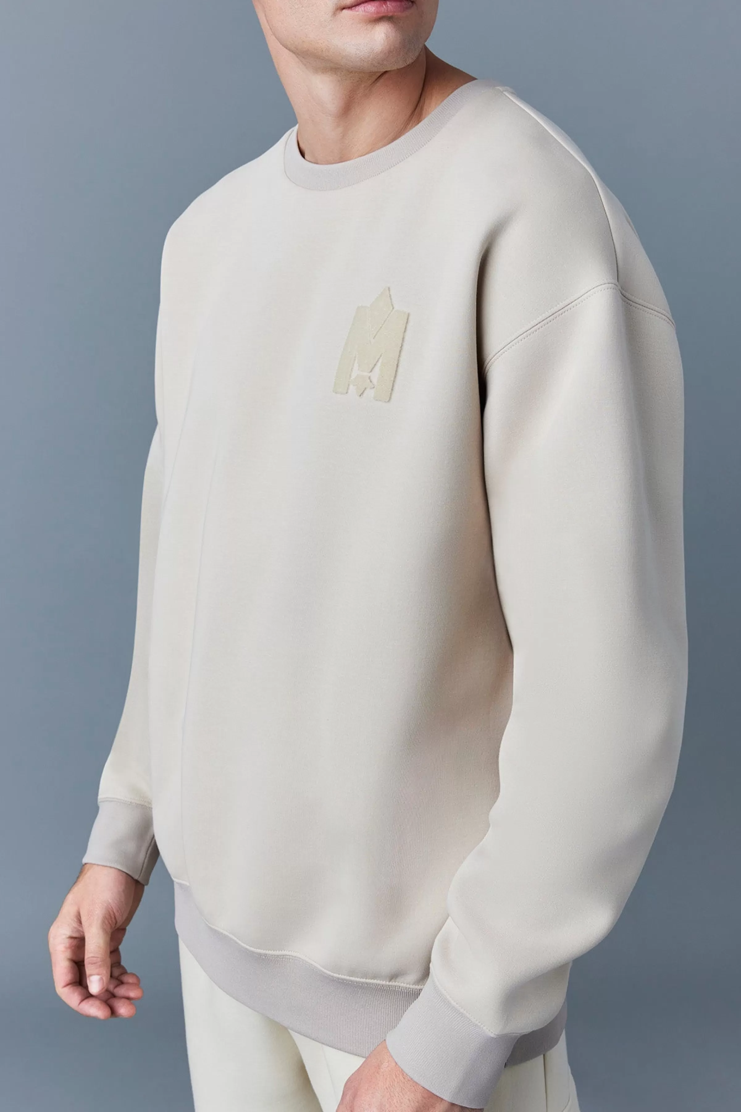Max, Double Face Jersey Sweatshirt With Embroidered Logo For Men | ® US | Mackage Sale
