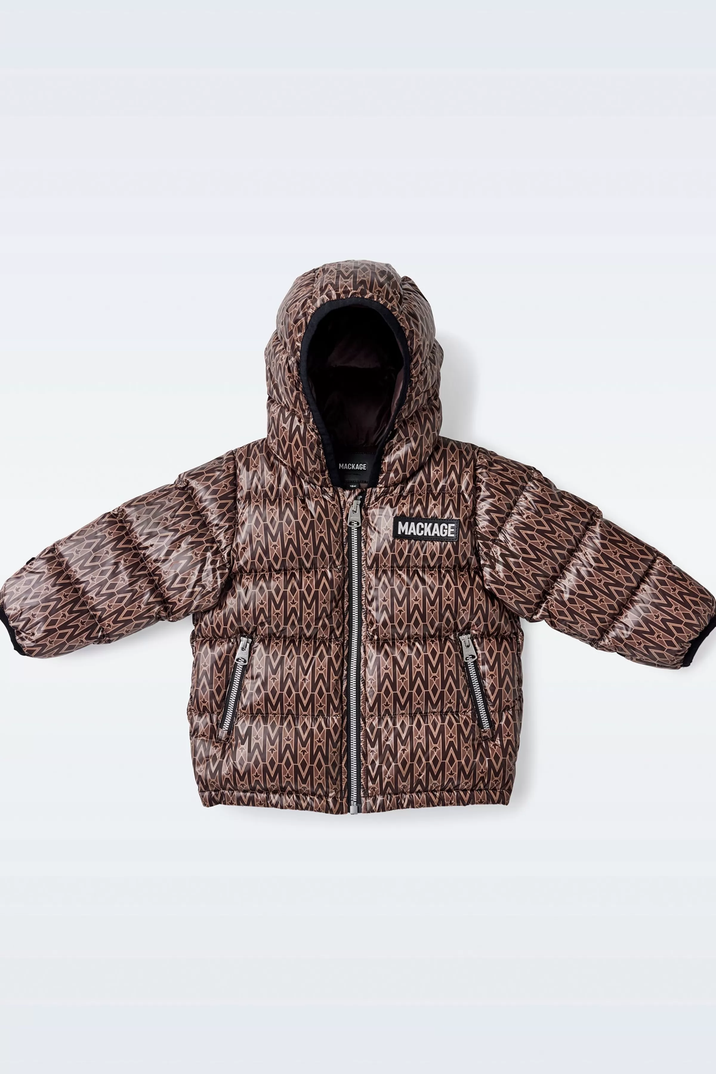 Noko, Recycled Down Jacket With Binded Hood For Babies (3-24 Months) | ® US | Mackage Sale