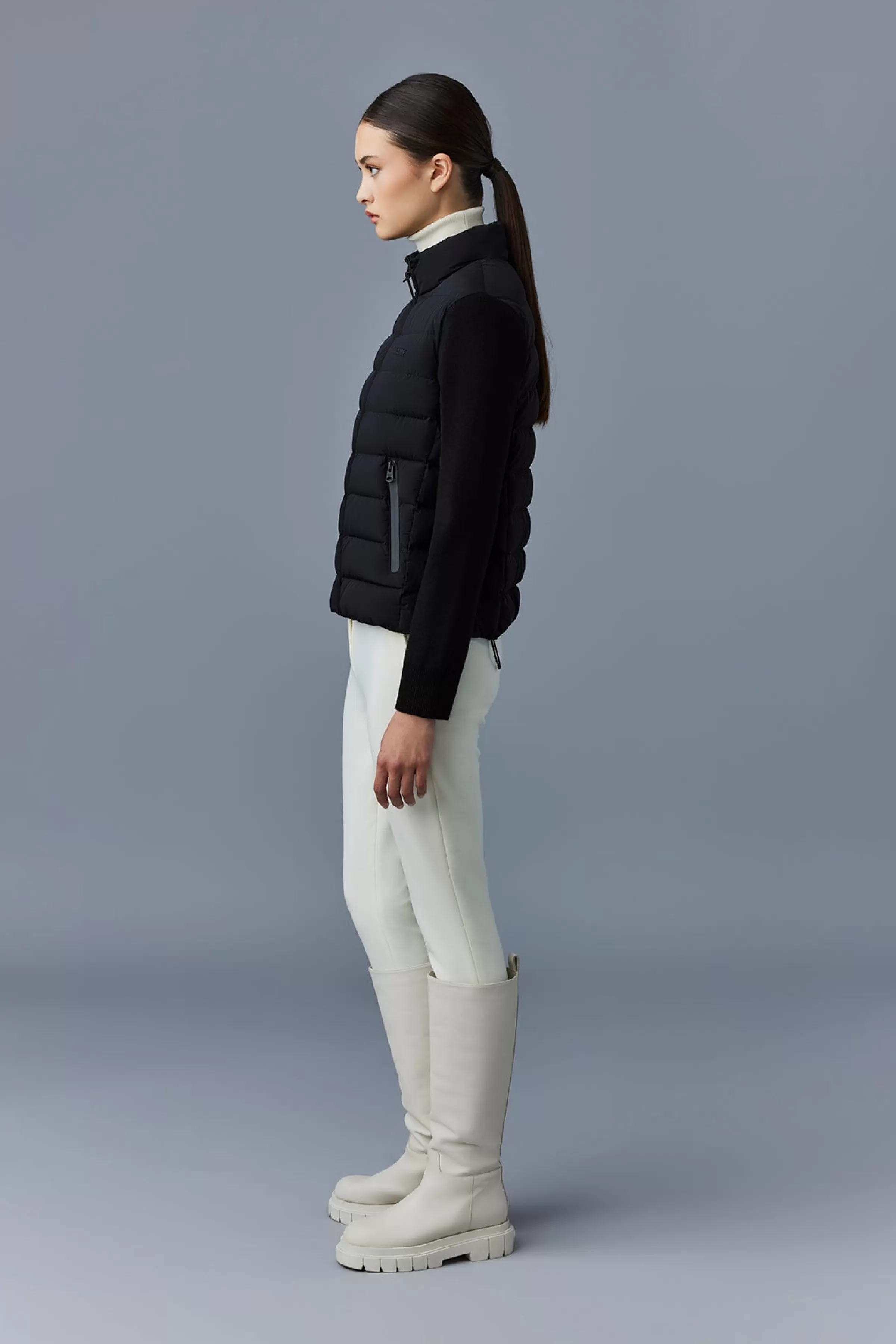 Oceane, Light Down Mixed-media Jacket For Ladies | ® US | Mackage Cheap