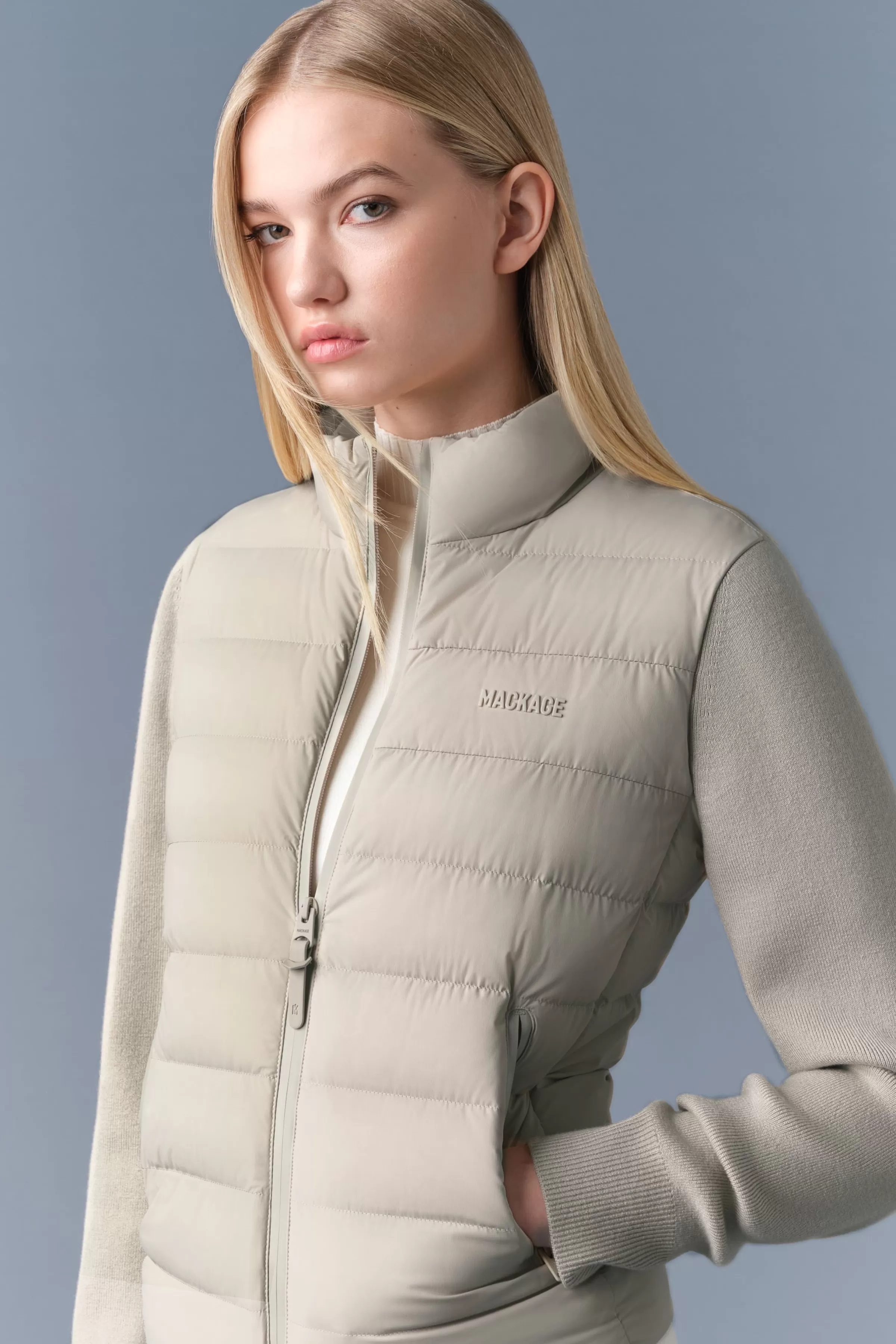 Oceane, Light Down Mixed-media Jacket For Ladies | ® US | Mackage Hot