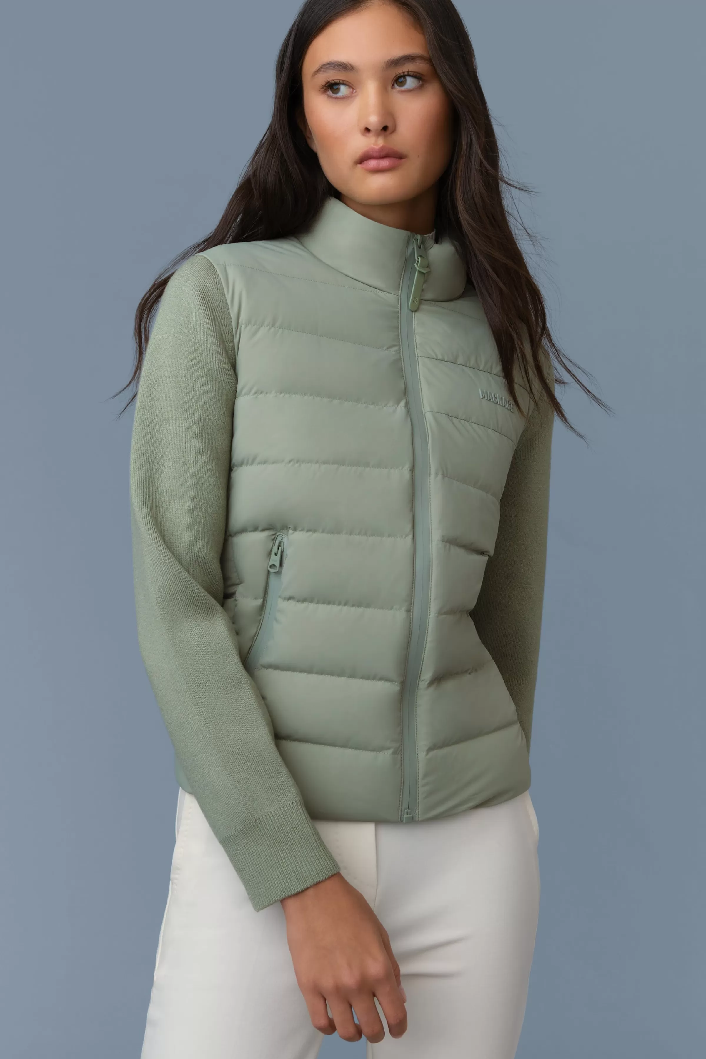 Oceane, Light Down Mixed-media Jacket For Ladies | ® US | Mackage Hot