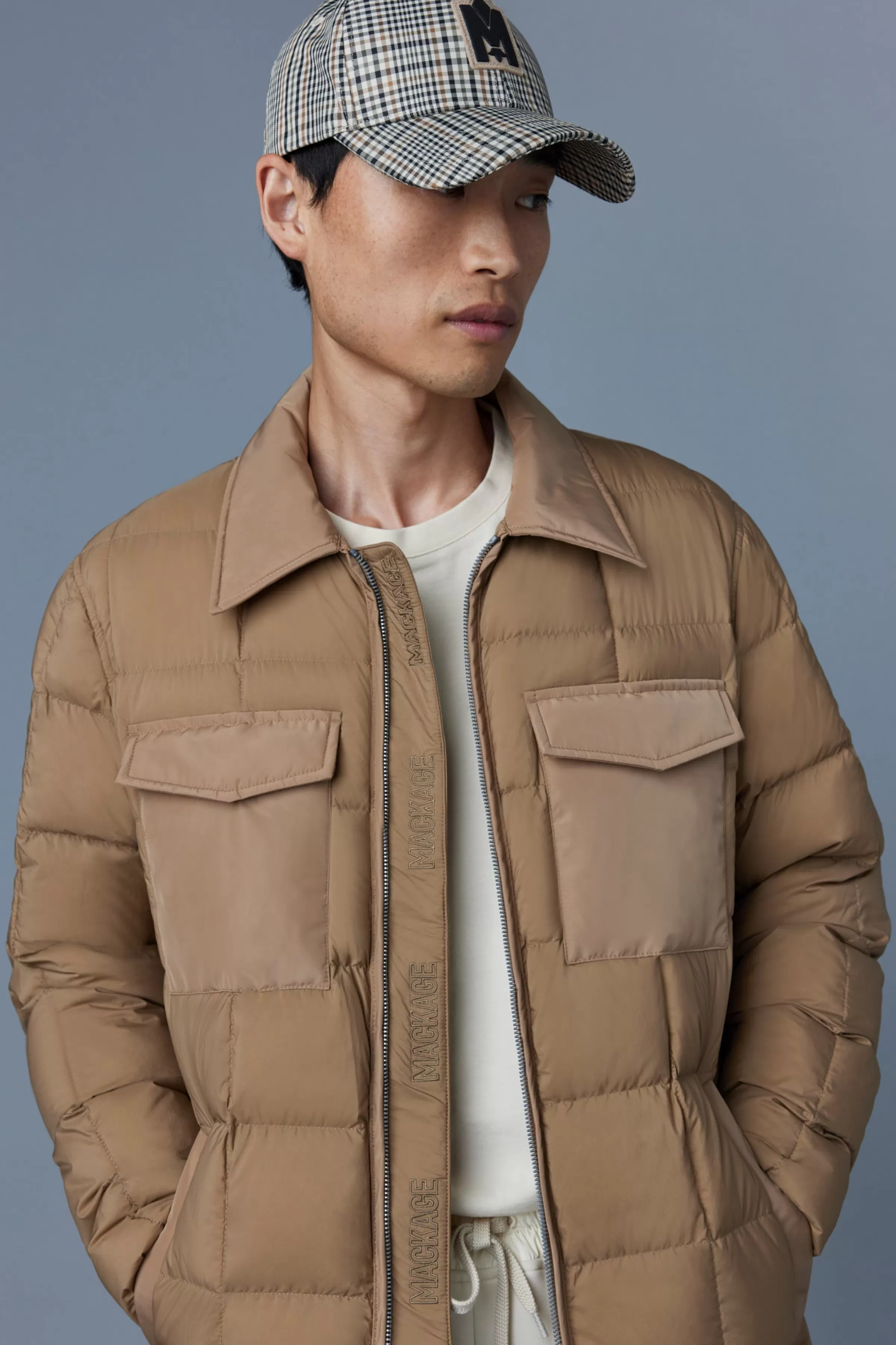 Osmond, Matte Light Down Overshirt For Men | ® US | Mackage Hot