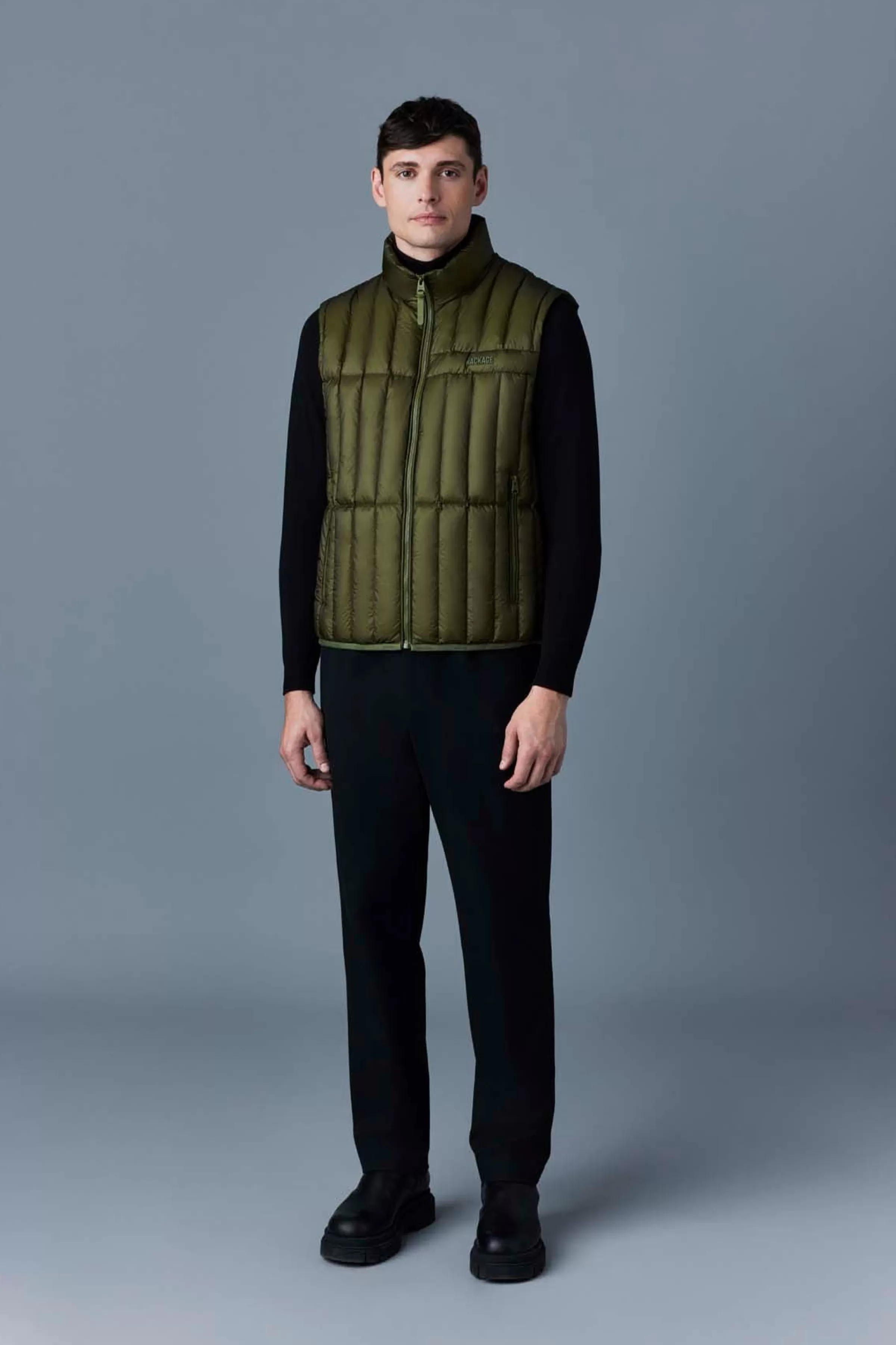 Patrick, Translucent Ripstop Light Down Vest With Funnel Collar For Men | ® US | Mackage Discount