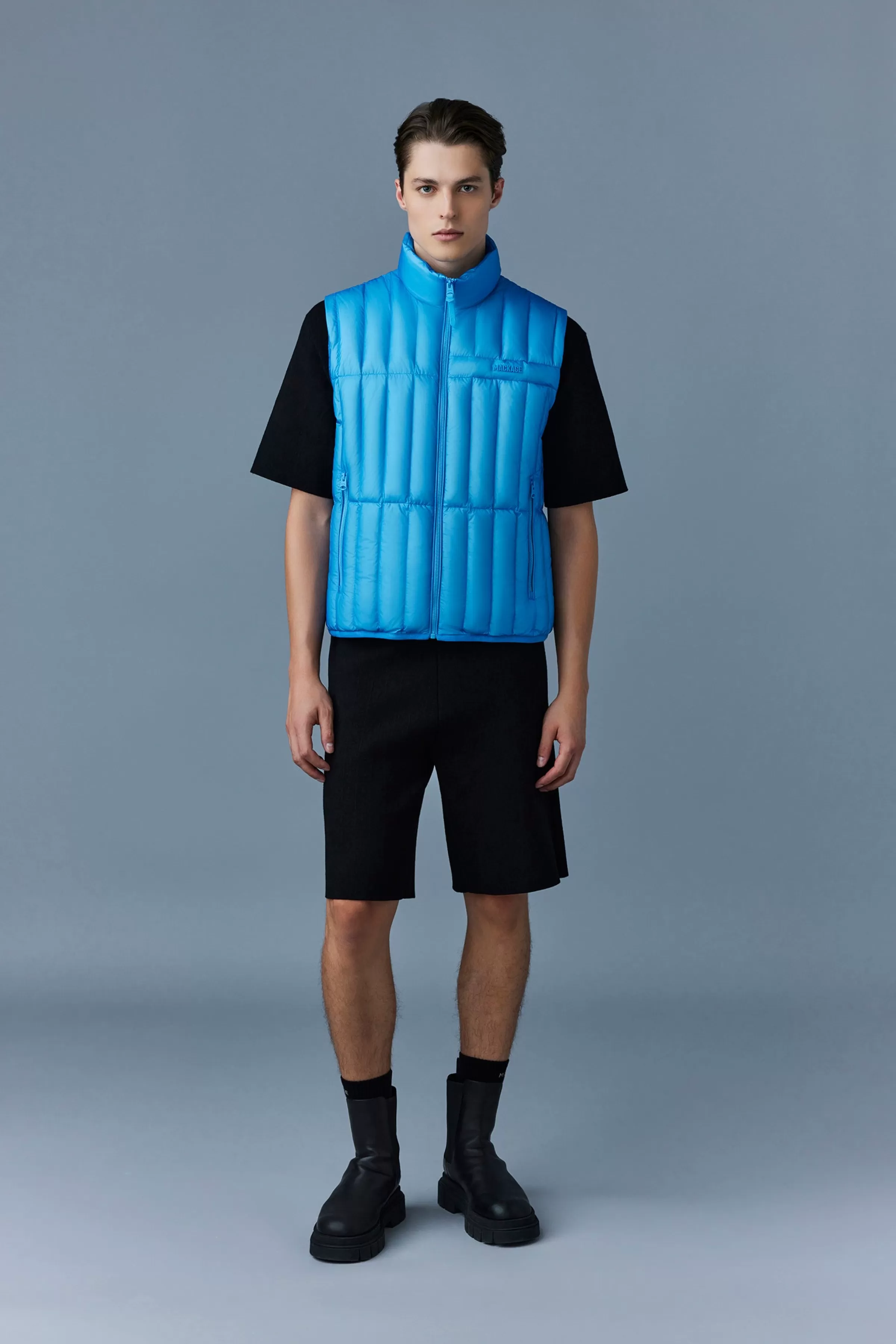 Patrick, Translucent Ripstop Light Down Vest With Funnel Collar For Men | ® US | Mackage Best