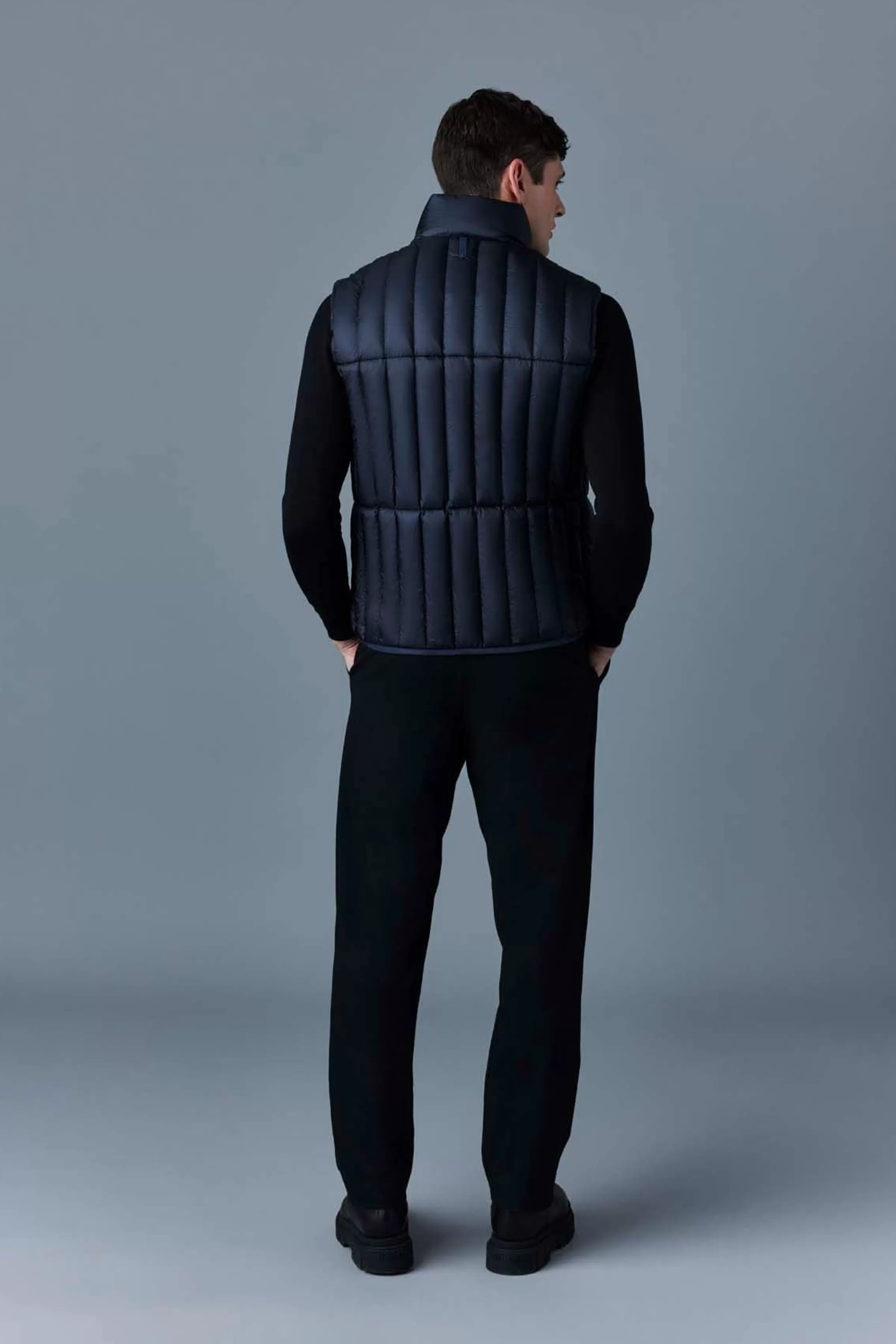 Patrick, Translucent Ripstop Light Down Vest With Funnel Collar For Men | ® US | Mackage Best