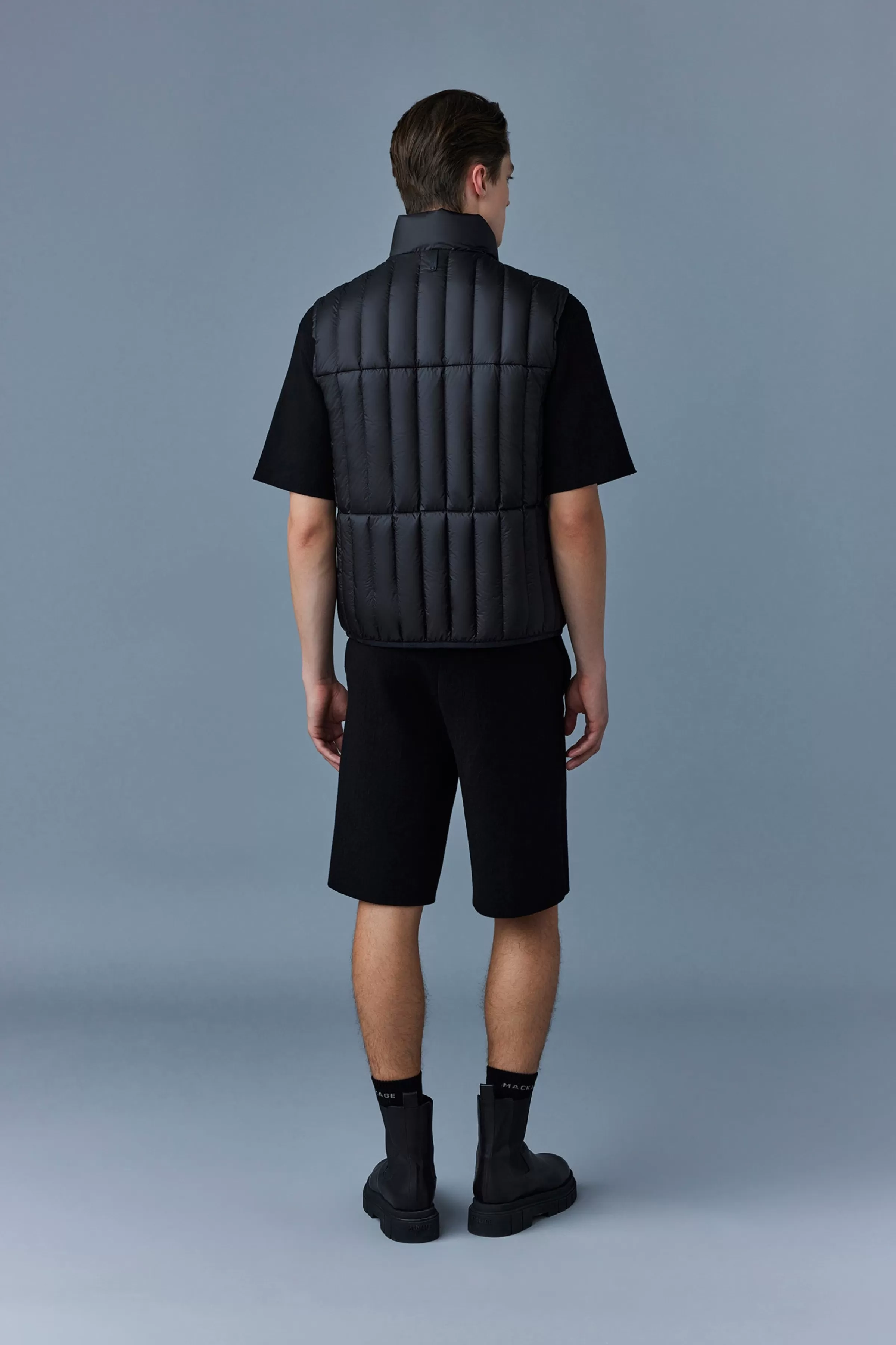 Patrick, Translucent Ripstop Light Down Vest With Funnel Collar For Men | ® US | Mackage Best