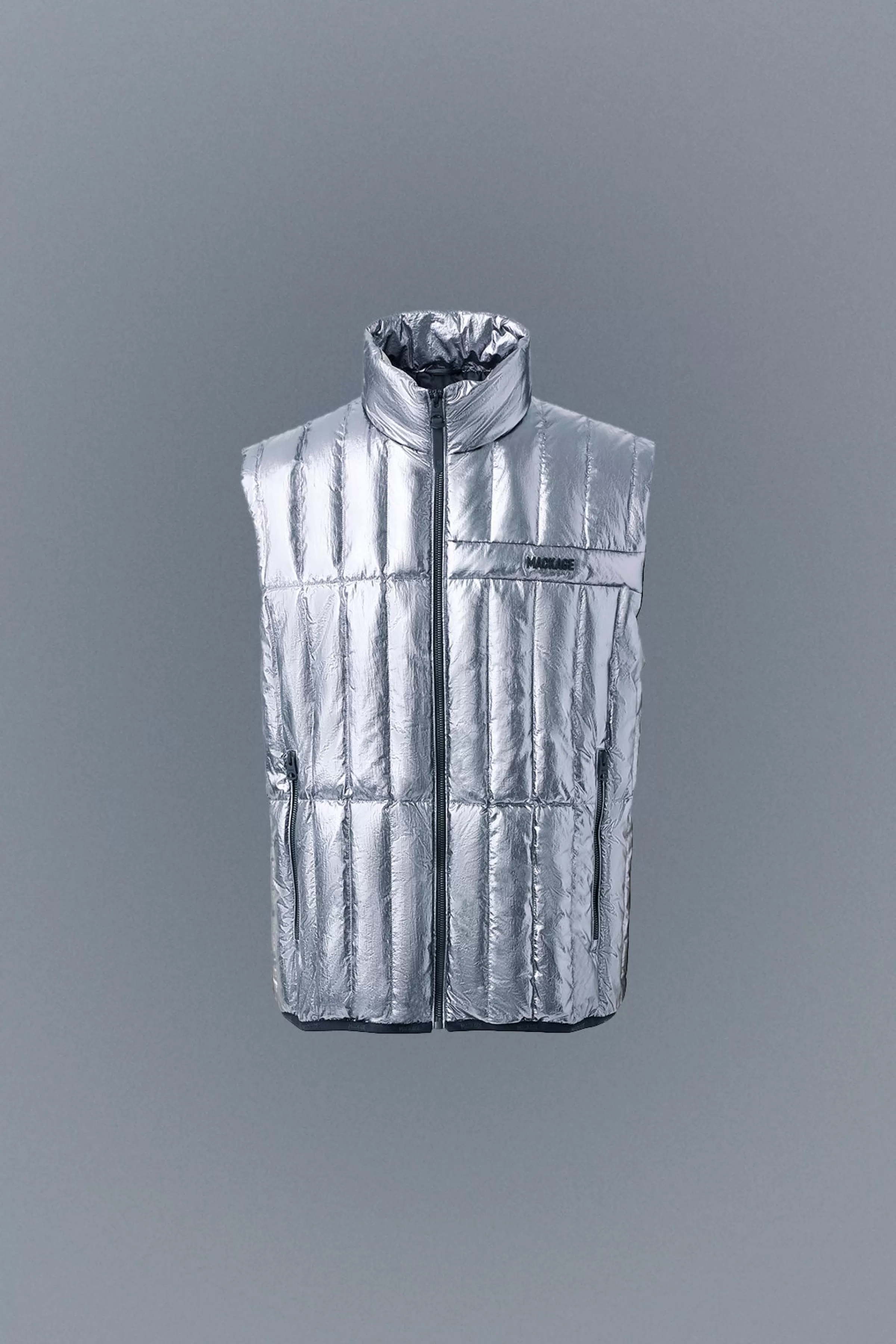 Patrick-M, Metallic Laminate Light Down Vest | ® US | Mackage Best Sale