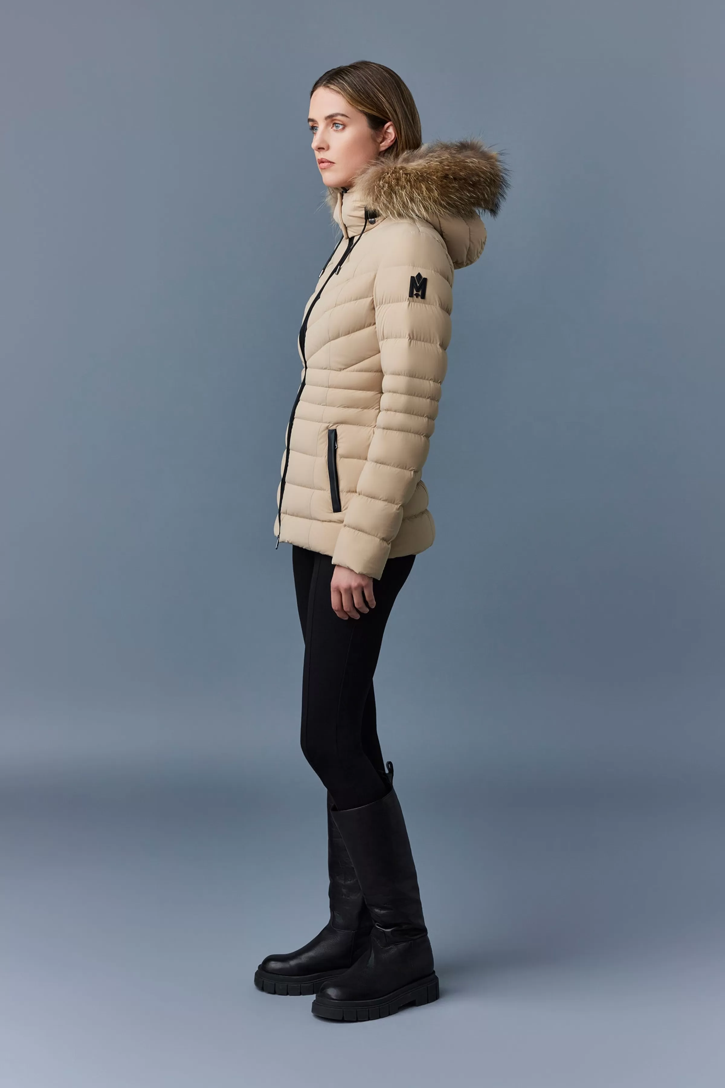 Patsy, Agile 360 Down Jacket With Natural Fur For Ladies | ® US | Mackage Outlet