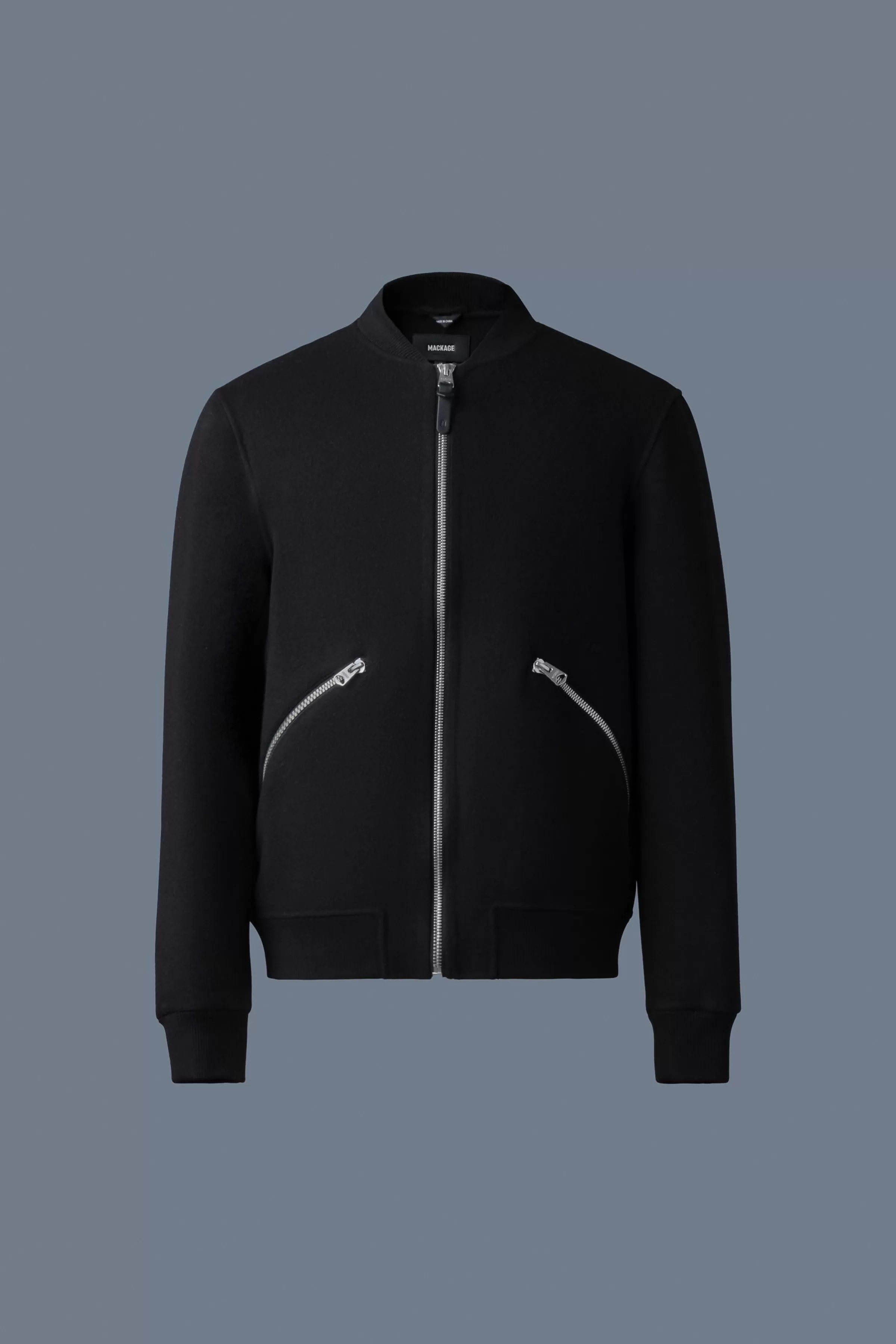 Ramone-W, Double-Face Wool Bomber Jacket | ® US | Mackage Store