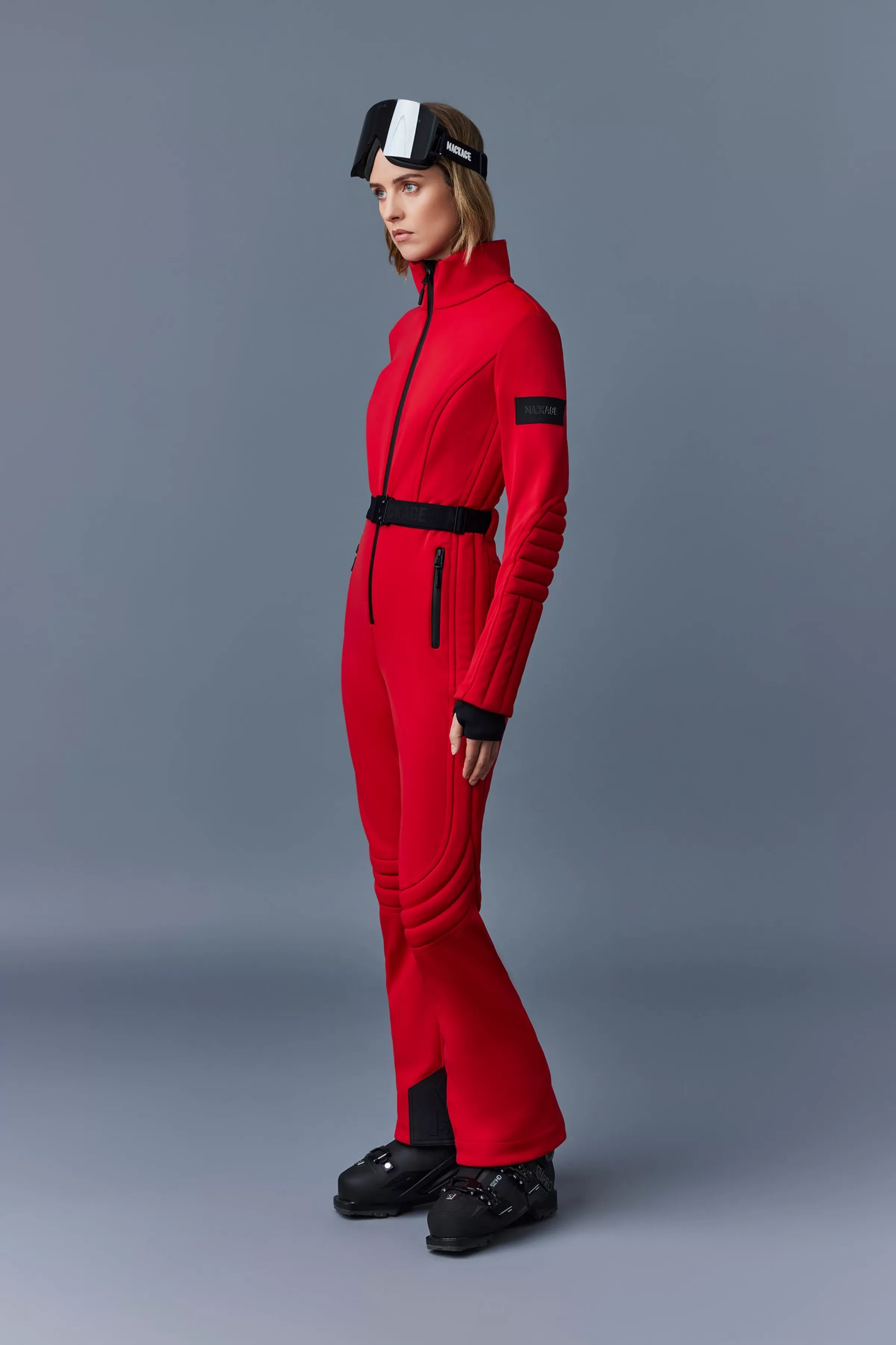 Shawna, Techno Fleece Ski Suit With Articulated Sleeves And Knees For Ladies | ® US | Mackage Outlet