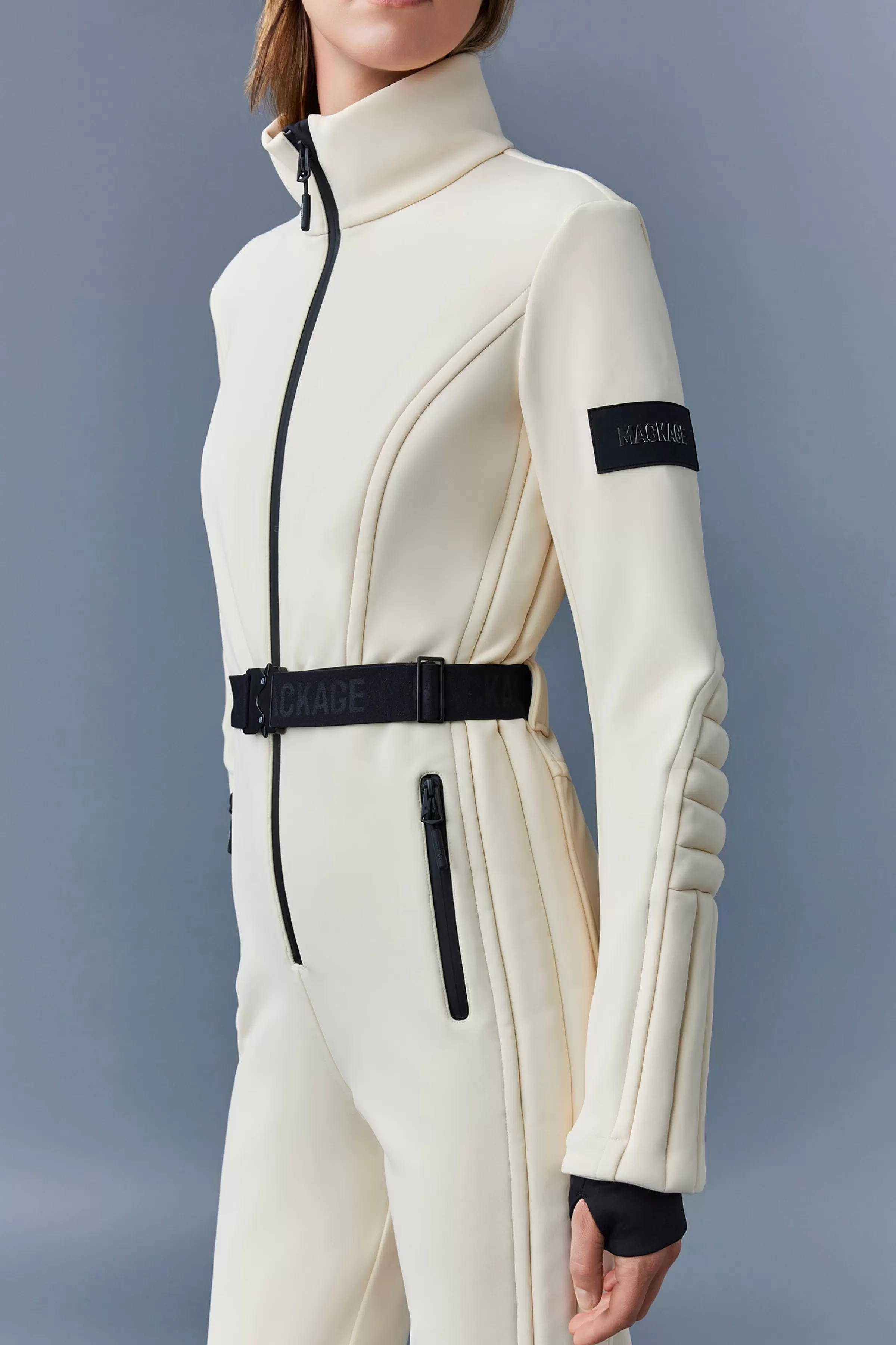 Shawna, Techno Fleece Ski Suit With Articulated Sleeves And Knees For Ladies | ® US | Mackage Outlet