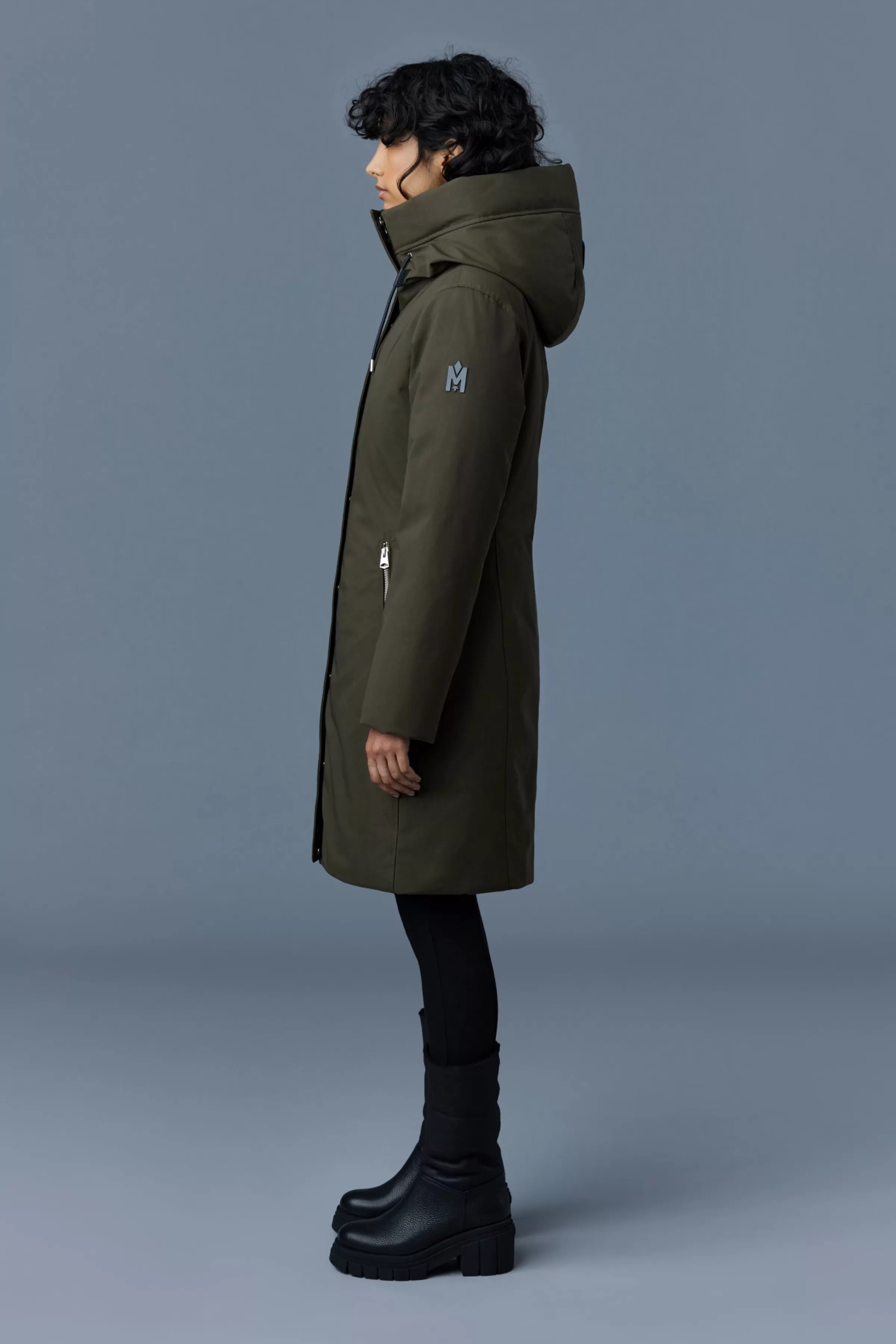 Shiloh, 2-in-1 Fitted Down Coat With Removable Bib For Ladies | ® US | Mackage Clearance