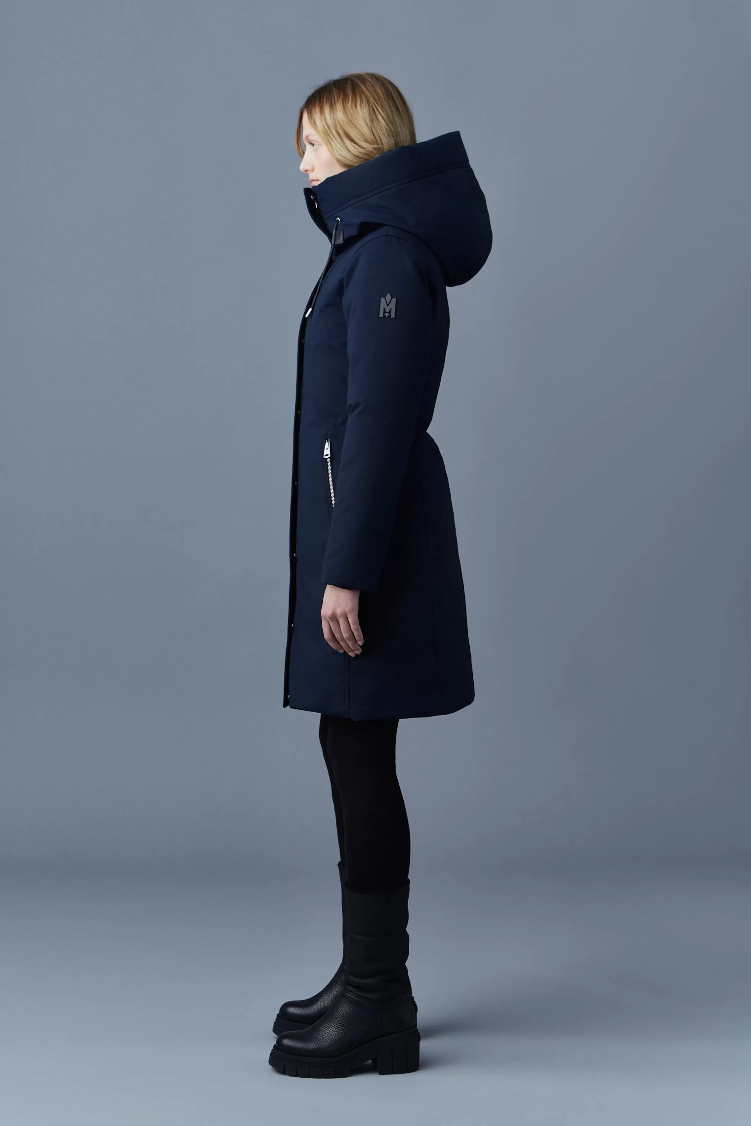Shiloh, 2-in-1 Fitted Down Coat With Removable Bib For Ladies | ® US | Mackage Clearance