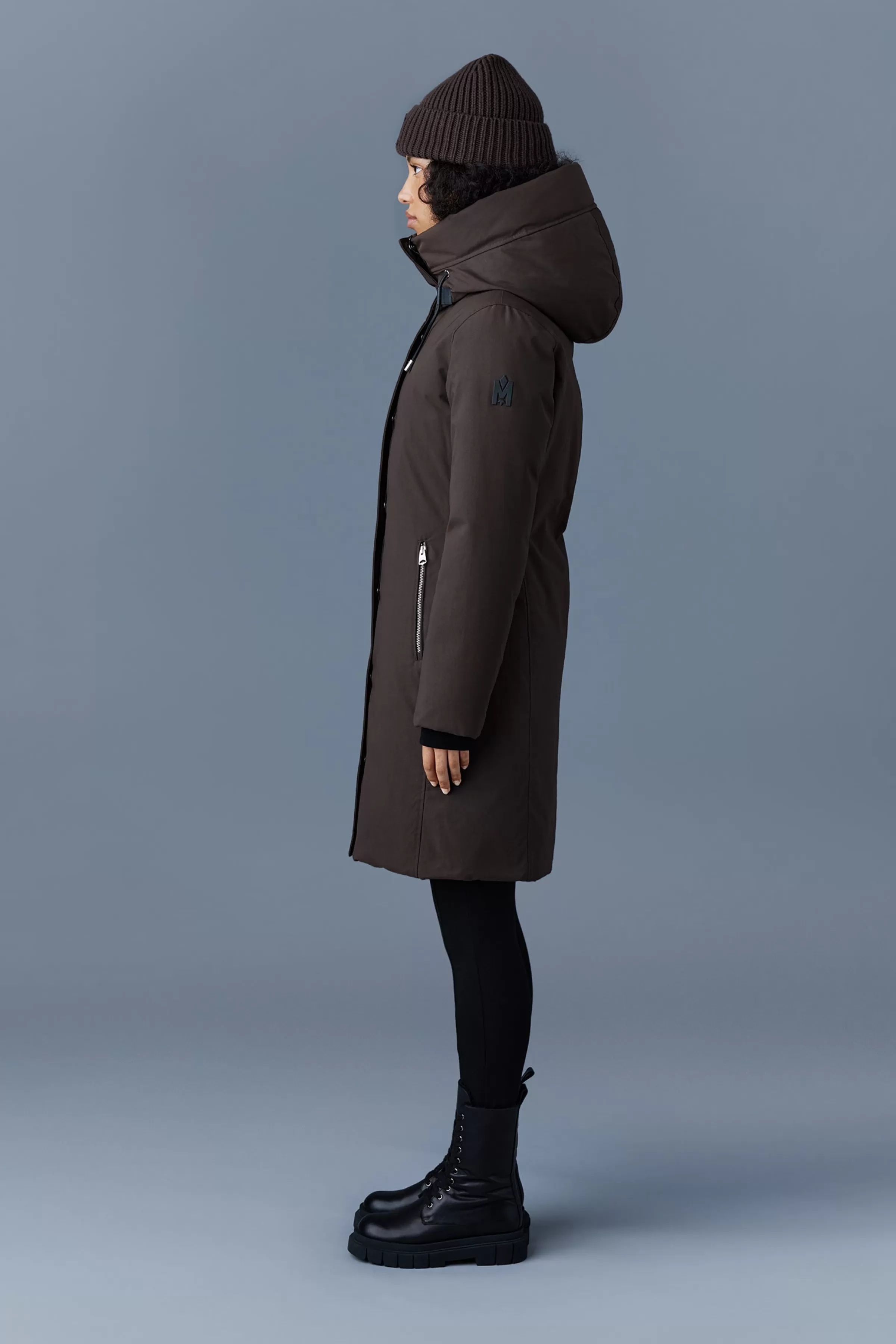 Shiloh, 2-in-1 Fitted Down Coat With Removable Bib For Ladies | ® US | Mackage Clearance