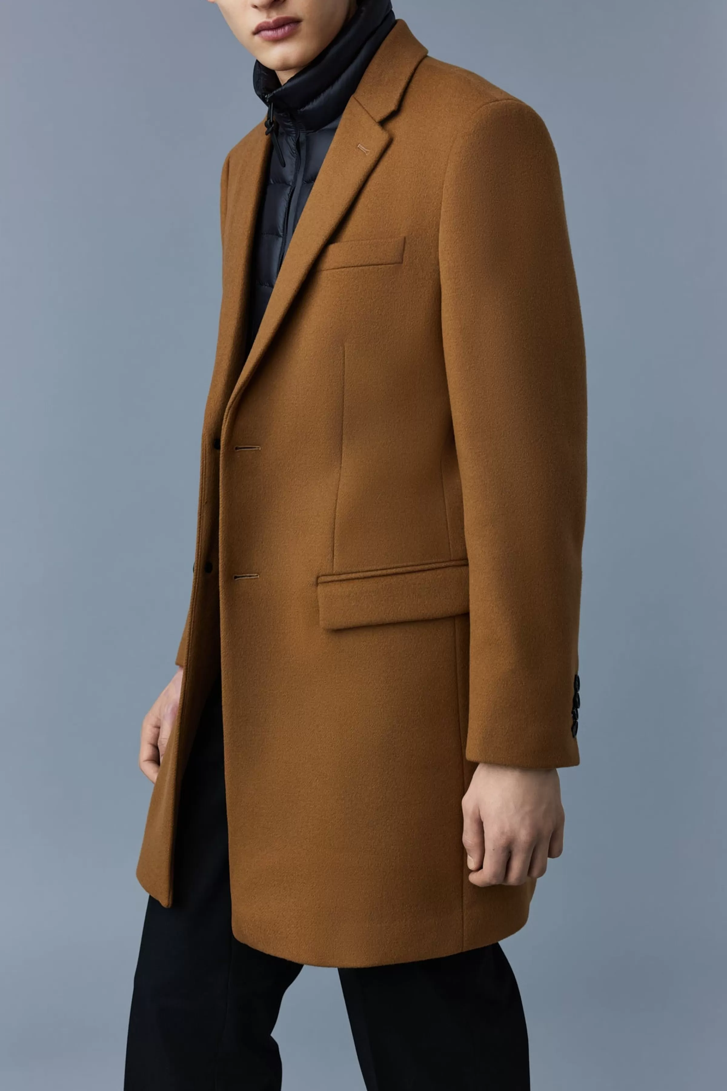Skai, Double-face Wool 2-in-1 Top Coat With Removable Down Liner For Men | ® US | Mackage Hot