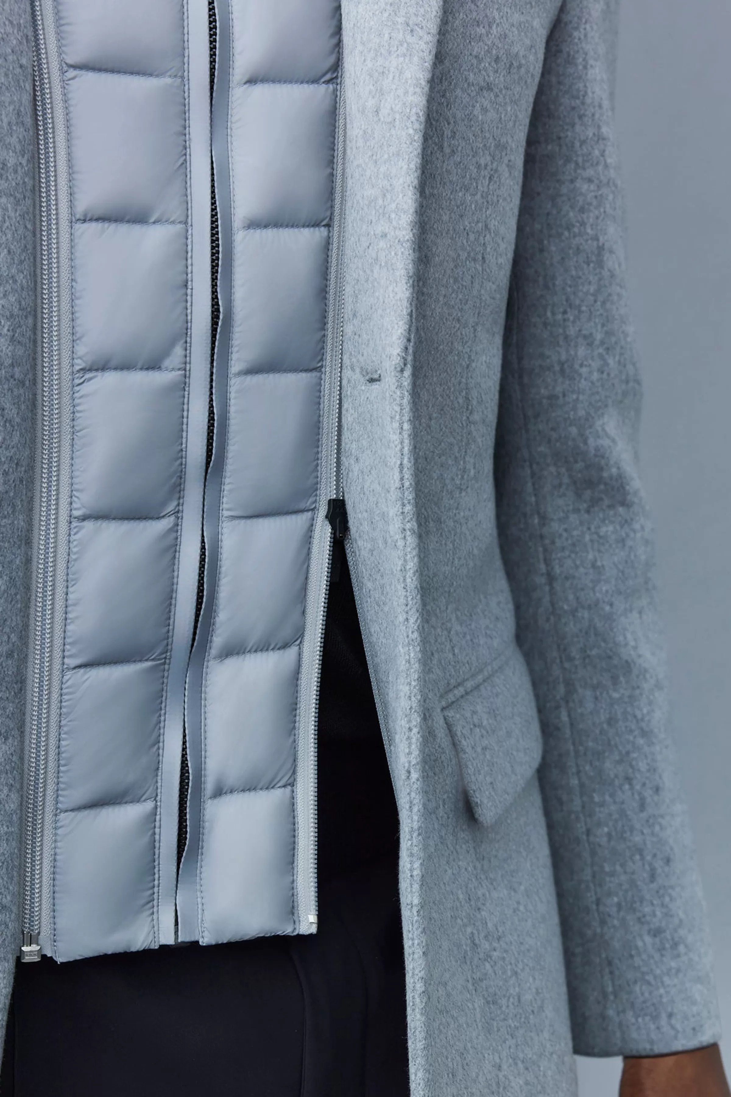 Skai, Double-face Wool 2-in-1 Top Coat With Removable Down Liner For Men | ® US | Mackage Hot
