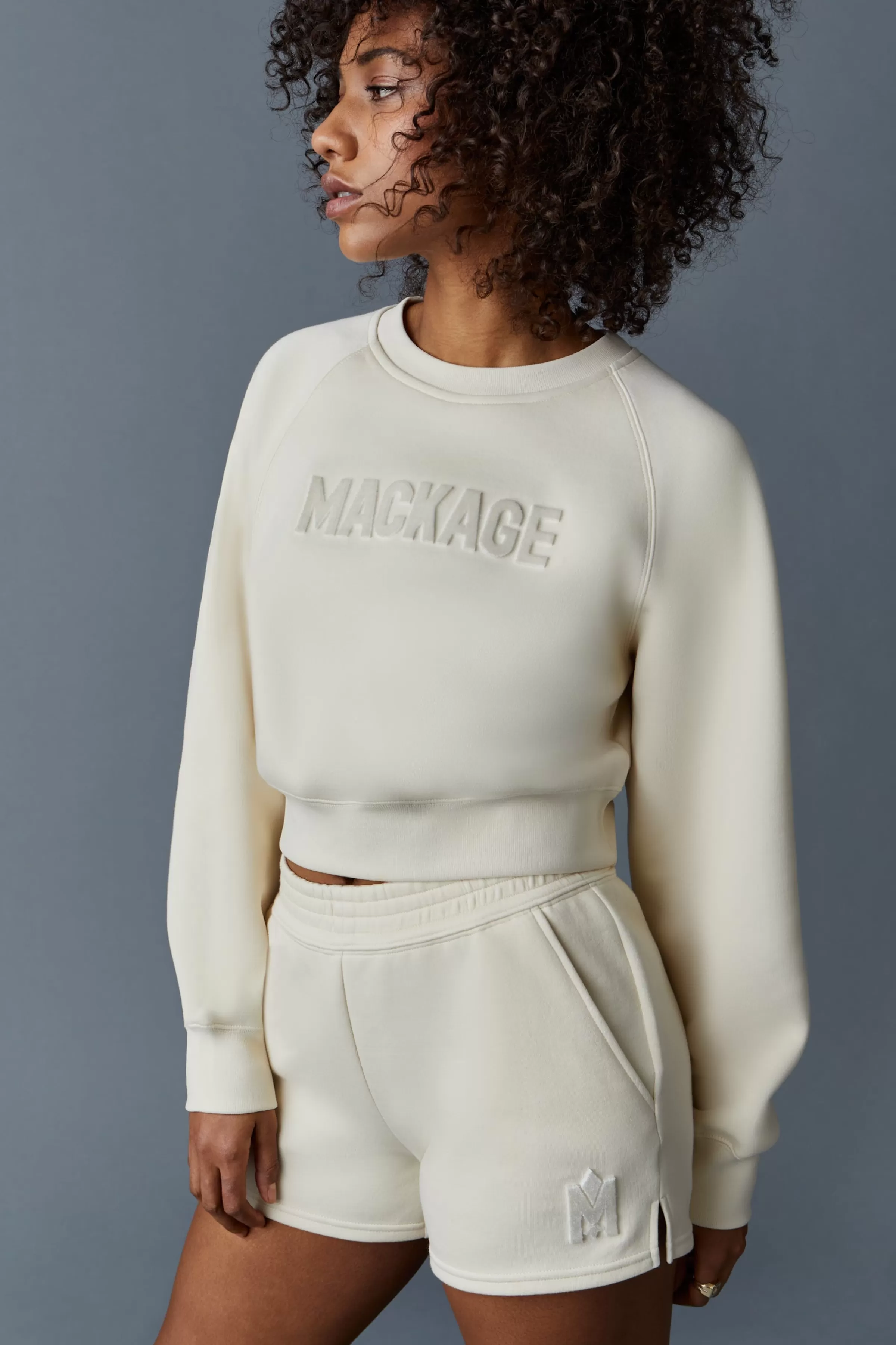 Summer, Double-Face Jersey Mini Shorts For Ladies | ® US | Mackage Store
