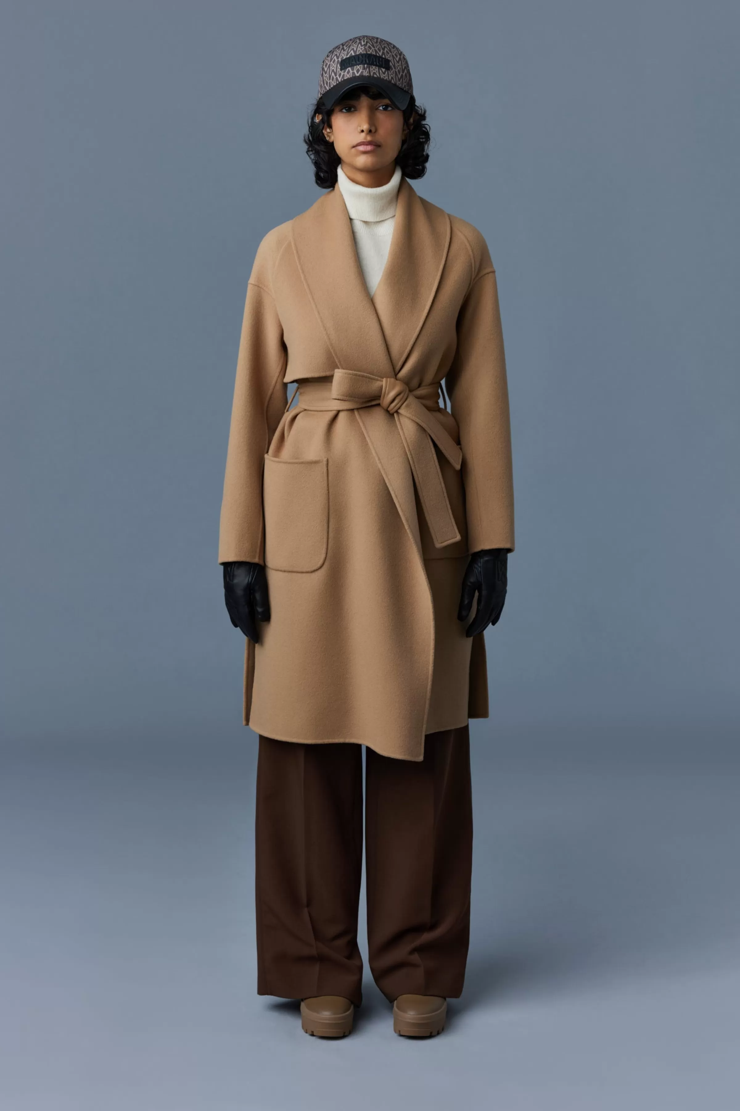 Thalia, Double-face Wool Robe Coat For Ladies | ® US | Mackage Store
