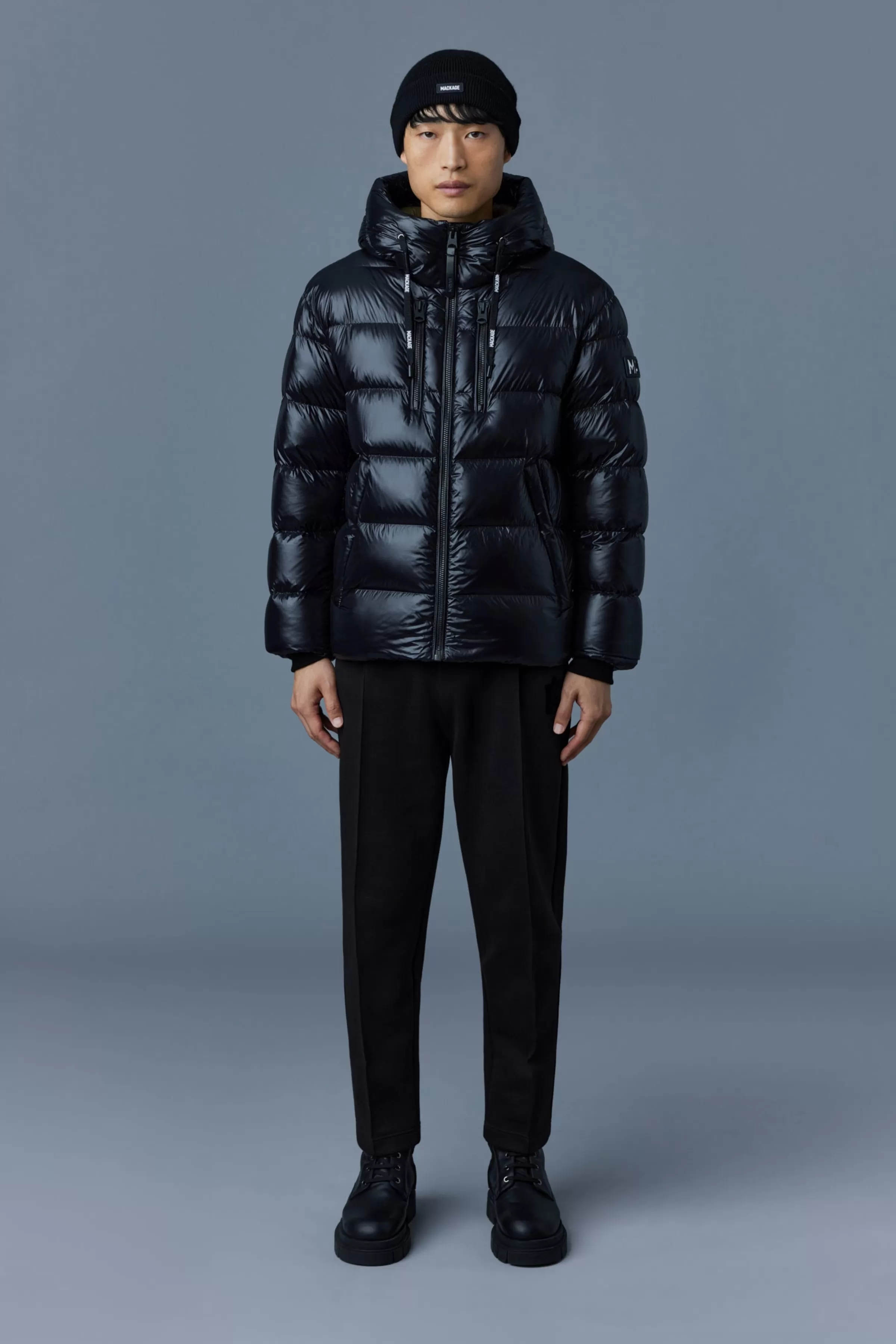 Victor, Lustrous Light Down Jacket With Hood For Men | ® US | Mackage Best