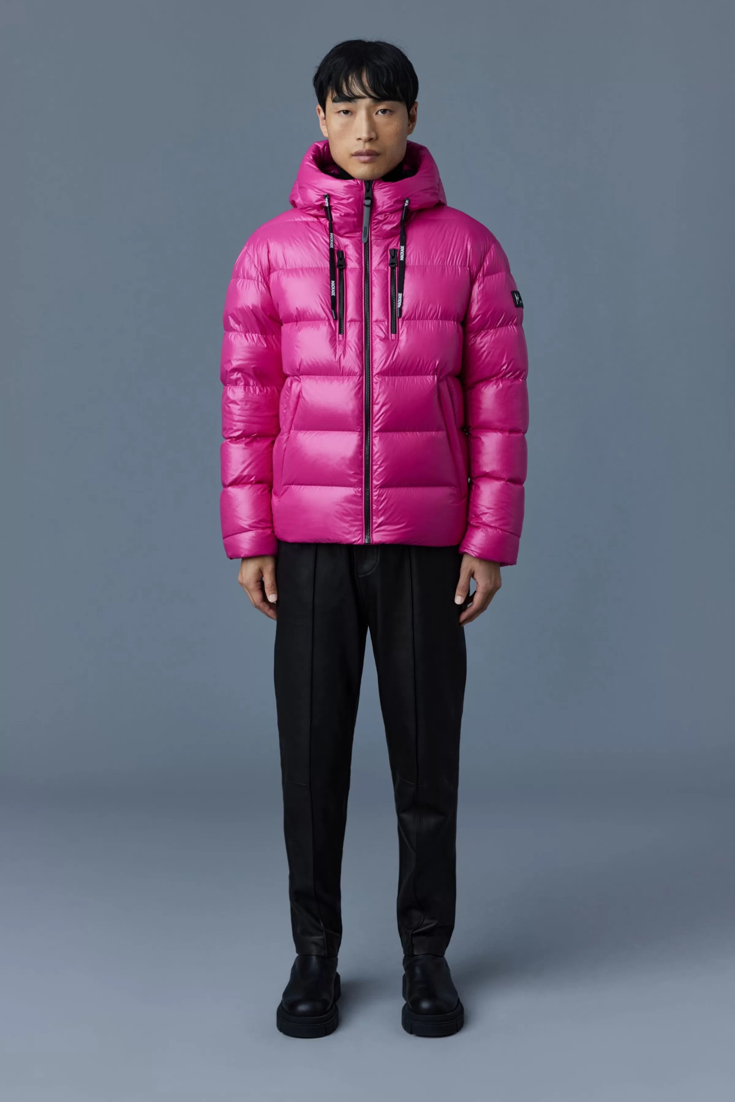 Victor, Lustrous Light Down Jacket With Hood For Men | ® US | Mackage Best