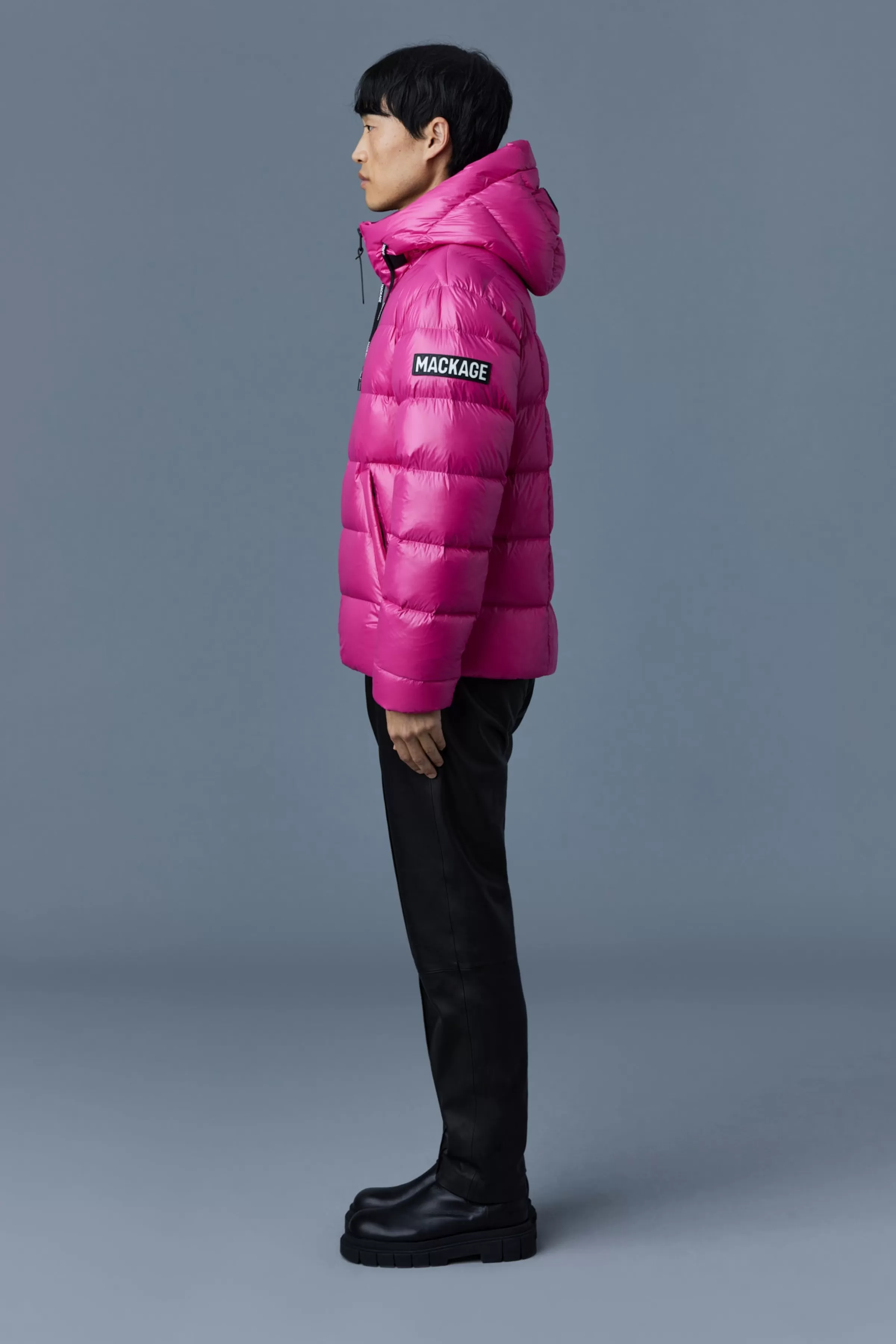 Victor, Lustrous Light Down Jacket With Hood For Men | ® US | Mackage Best