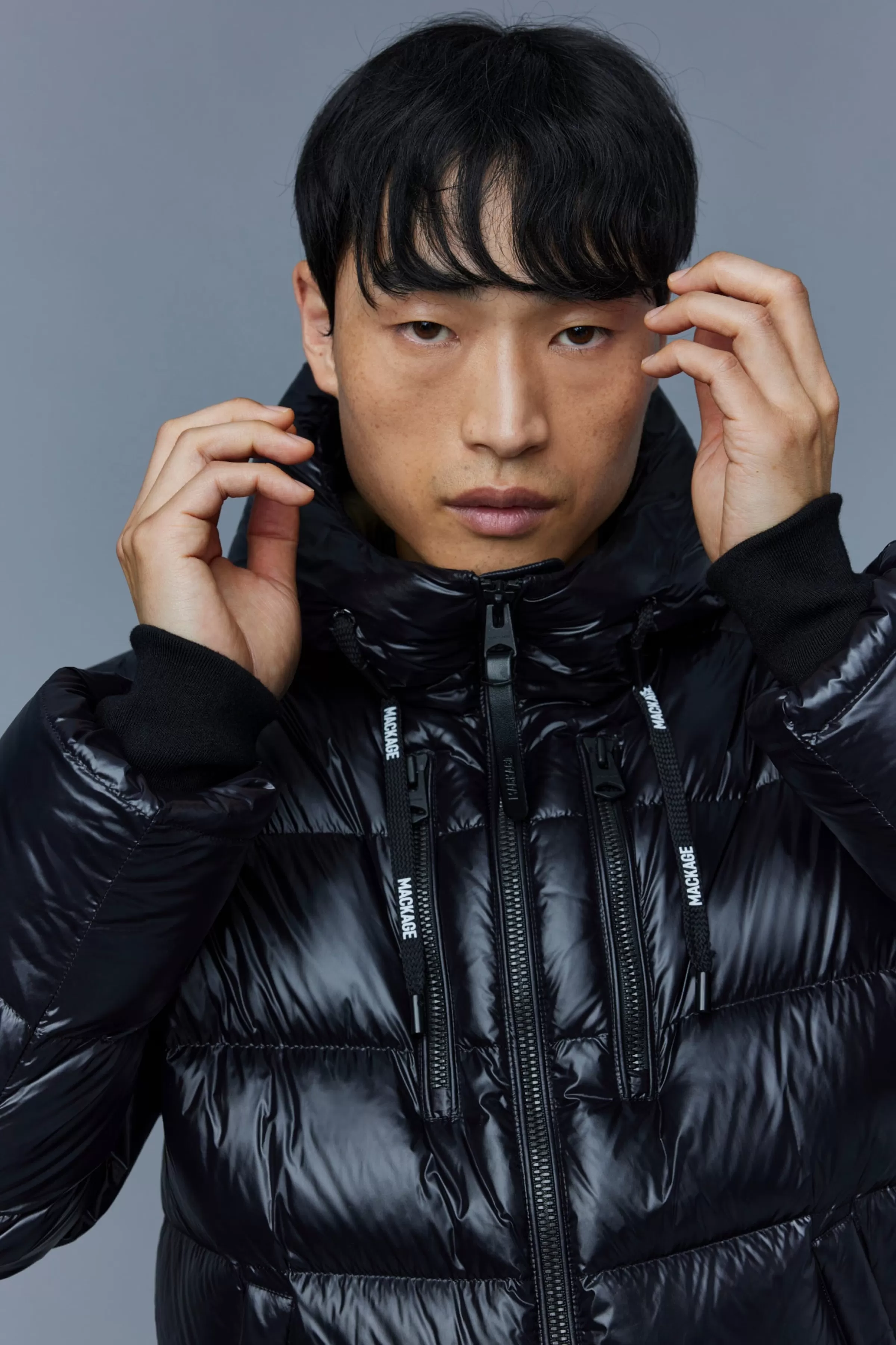 Victor, Lustrous Light Down Jacket With Hood For Men | ® US | Mackage Best