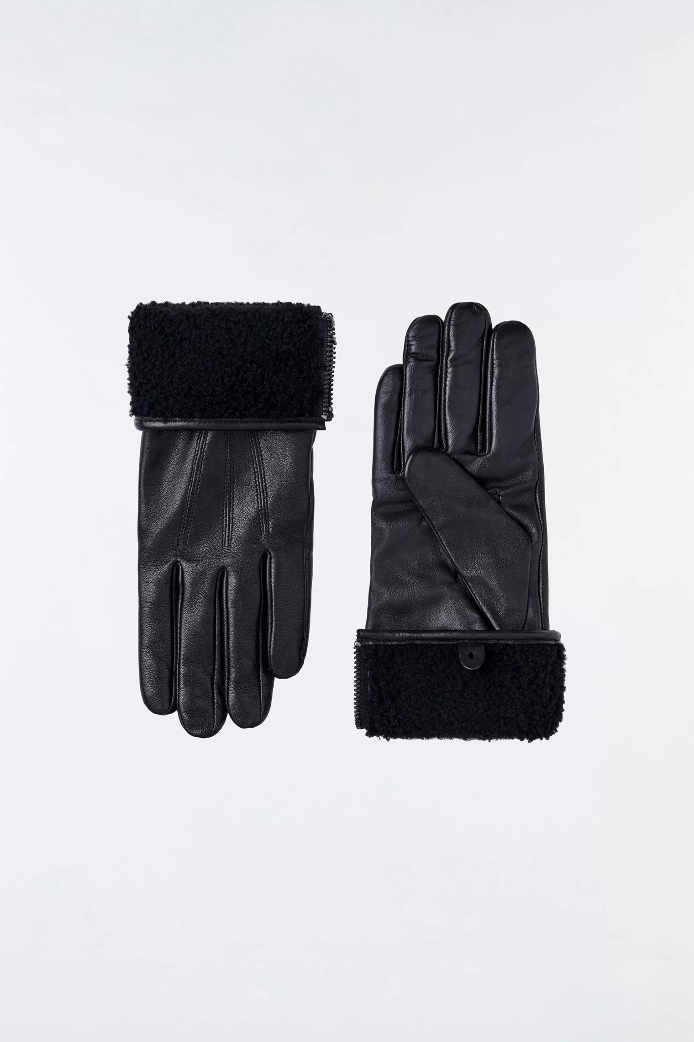 Willis, (R)Leather Glove With Shearling Cuff For Ladies | ® US | Mackage Clearance