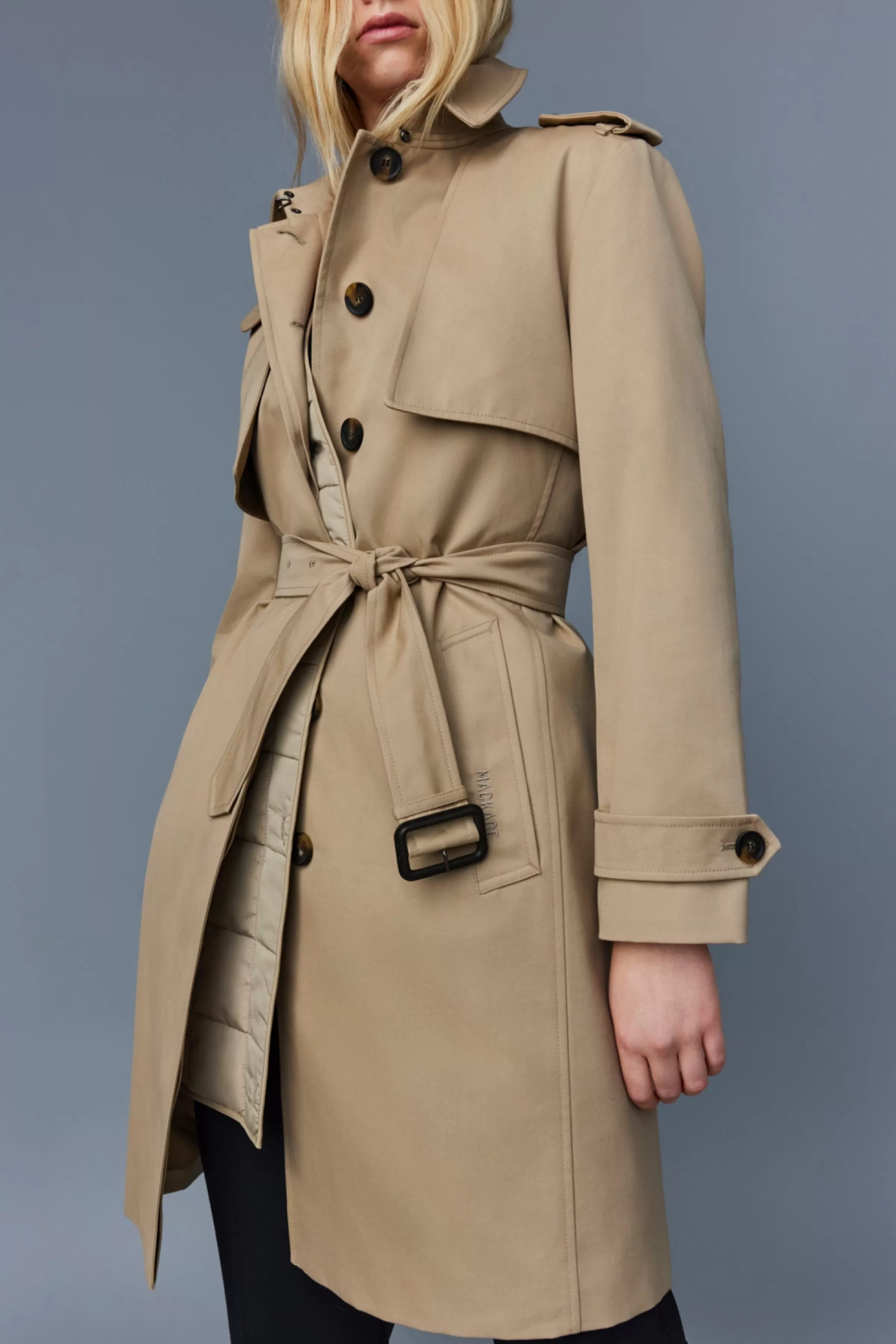 Winn 2-in-1 Classic Trench Coat For Women | ® US | Mackage Clearance