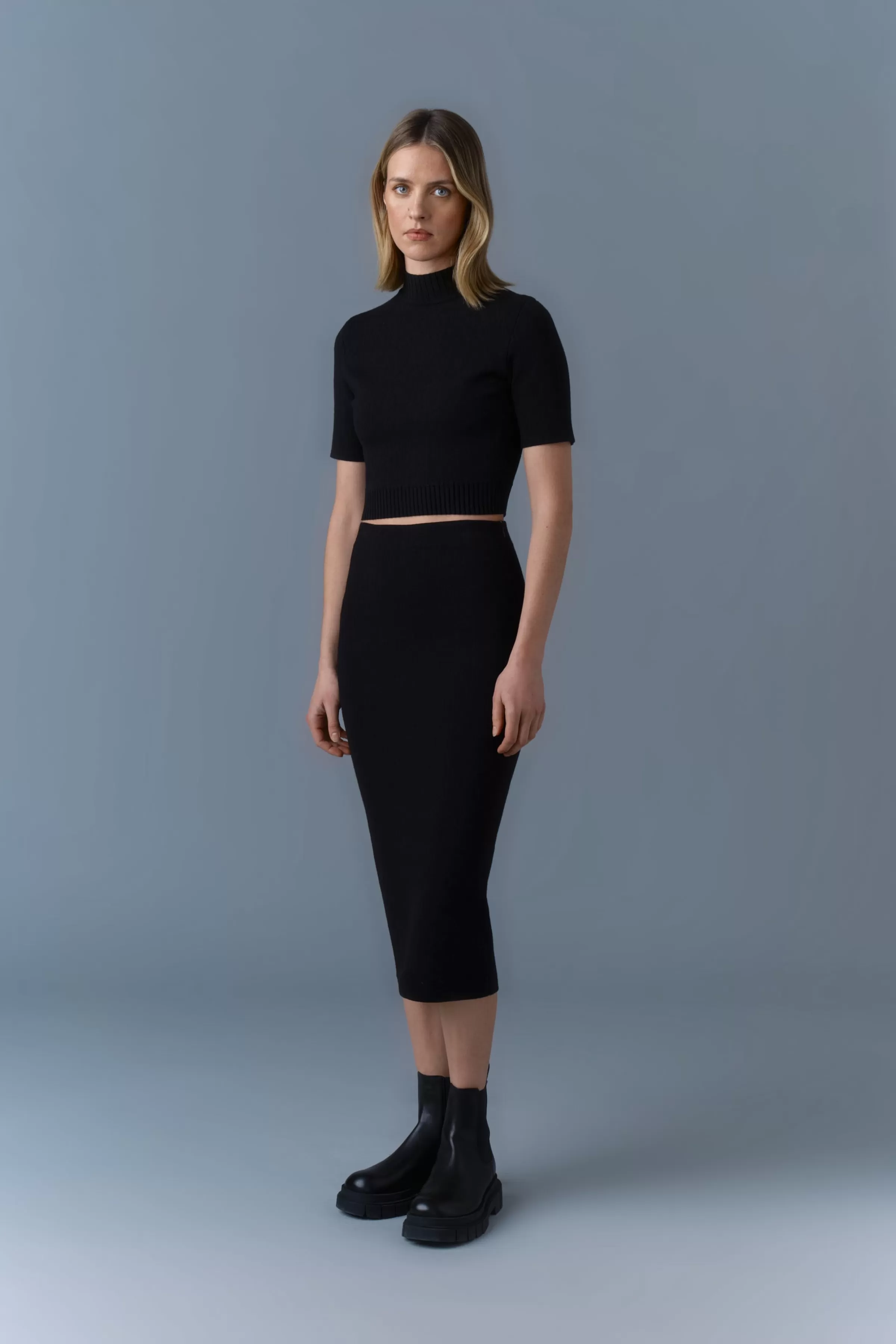 Wynona, Stretch Viscose Pencil Skirt | ® US | Mackage Hot